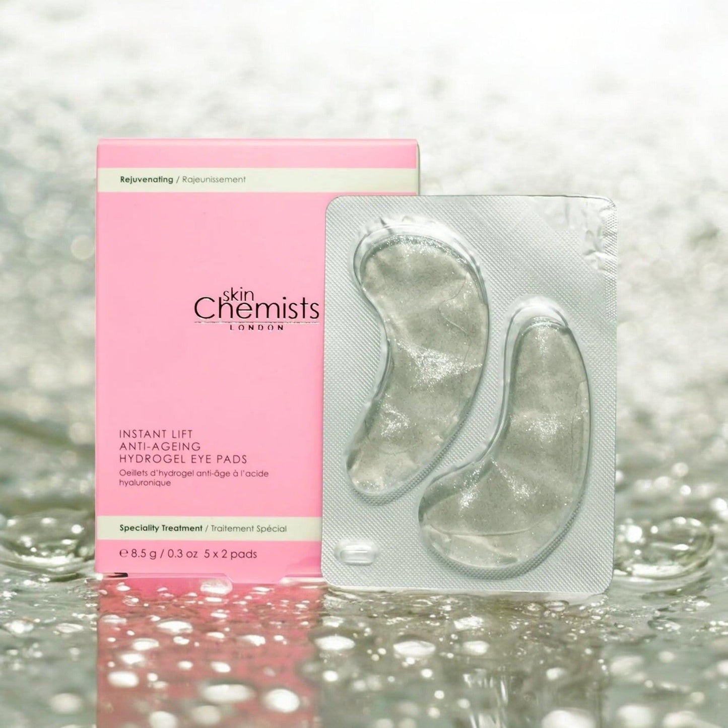 skinChemists Instant Lift Anti-Ageing Hydrogel Eye Pads (5 x 2) Twin Value Savings Pack
