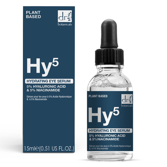 Dr Botanicals Hyaluronic Acid & 5% Niacinamide Eye Serum | Hydrates & Brightens | 15ml