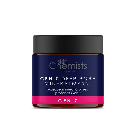 skinChemists Gen Z Deep Pore Clay Mask 60ml Twin Value Savings Pack