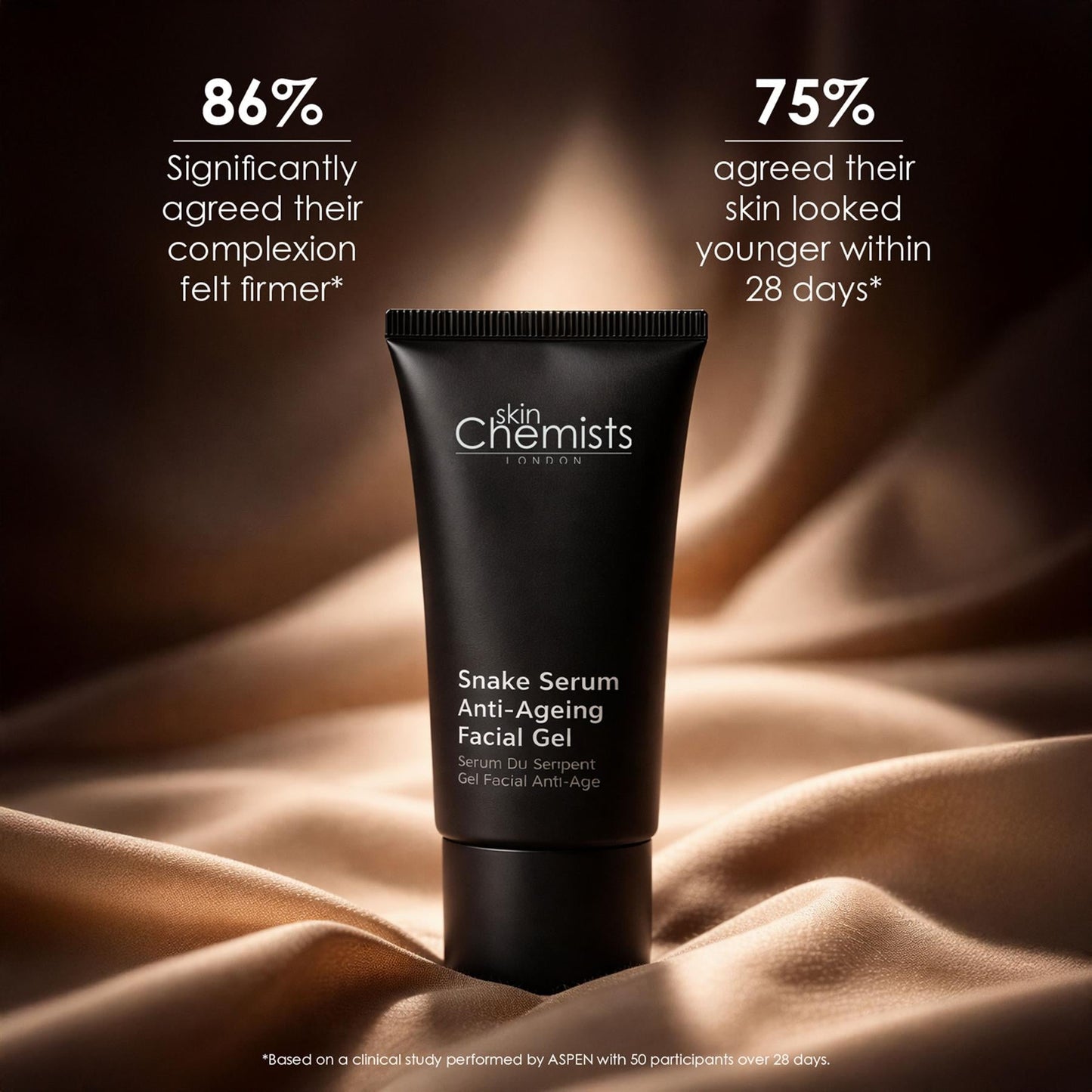 skinChemists Snake Serum Anti-Ageing Facial Gel 30ml Duo Set