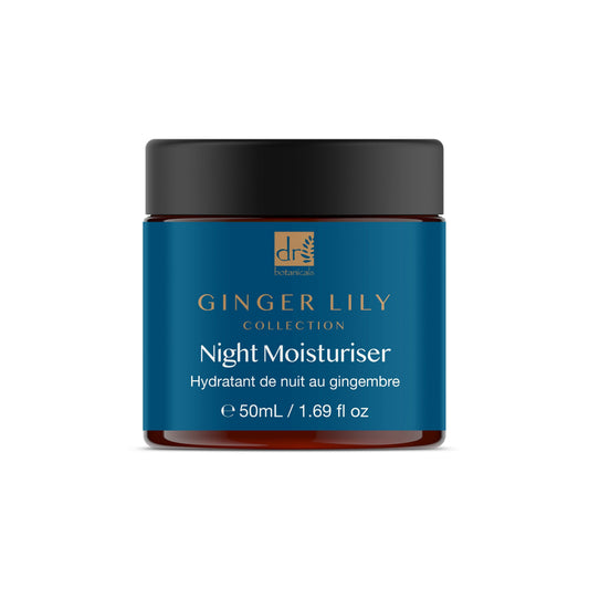 Dr Botanicals Gingerlily Night Moisturiser 50ml Twin Value Savings Pack
