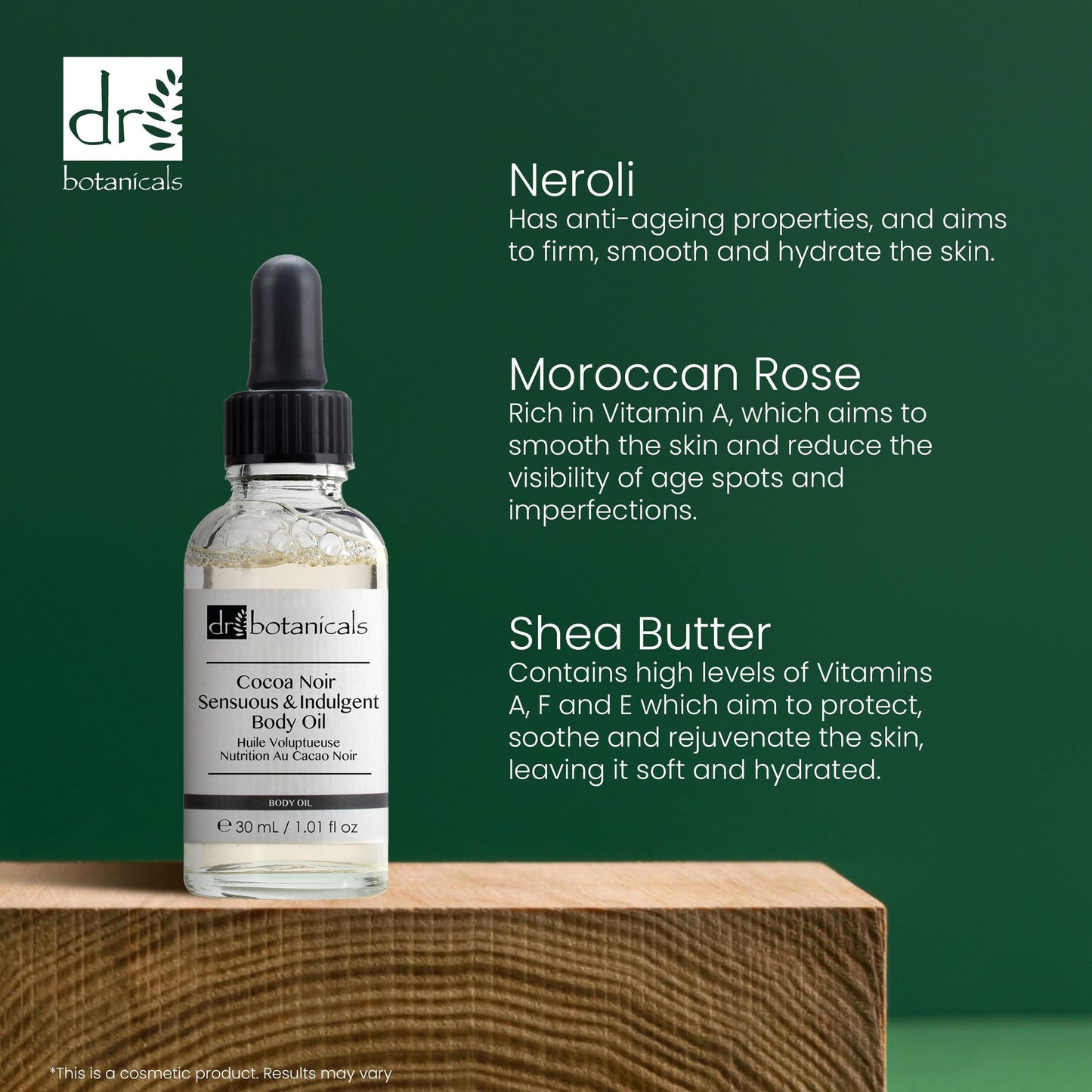 Dr Botanicals Cocoa Noir Sensuous & Indulgent Body Oil 30ml Twin Value Savings Pack - skinChemists