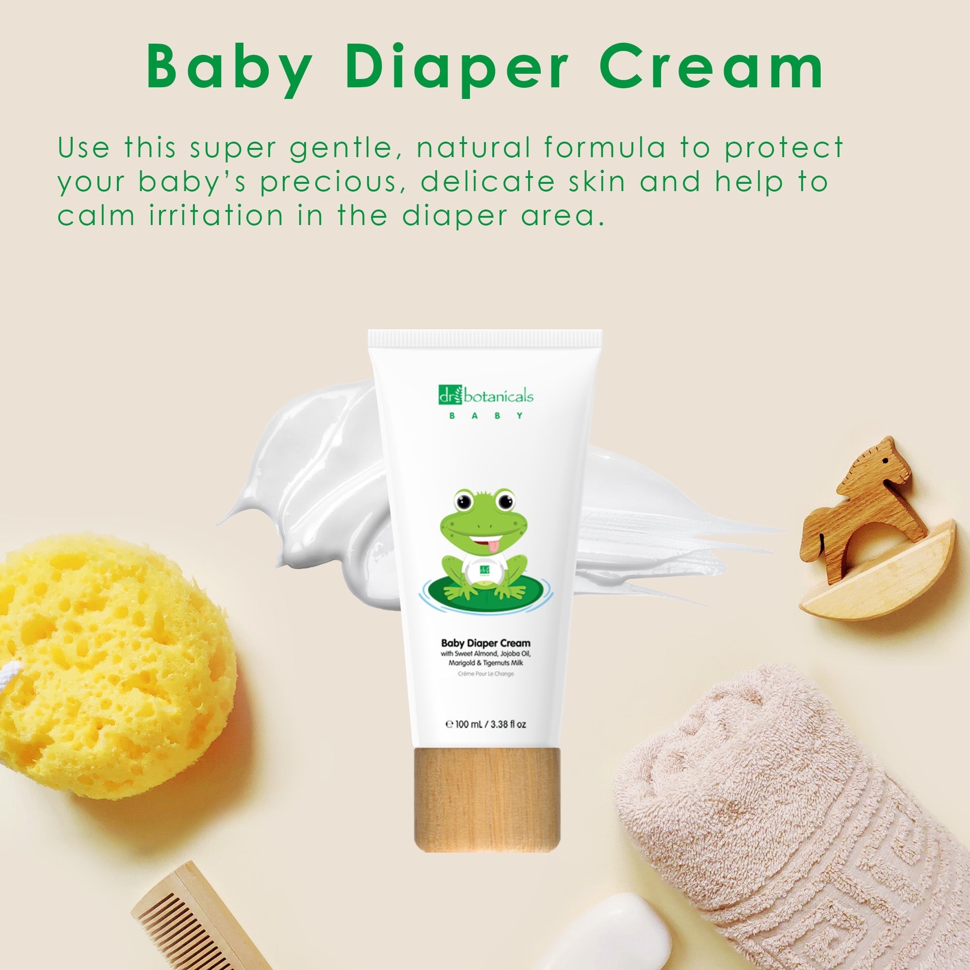 Jojoba & Sweet Almond Oil Baby Diaper Cream 100ml