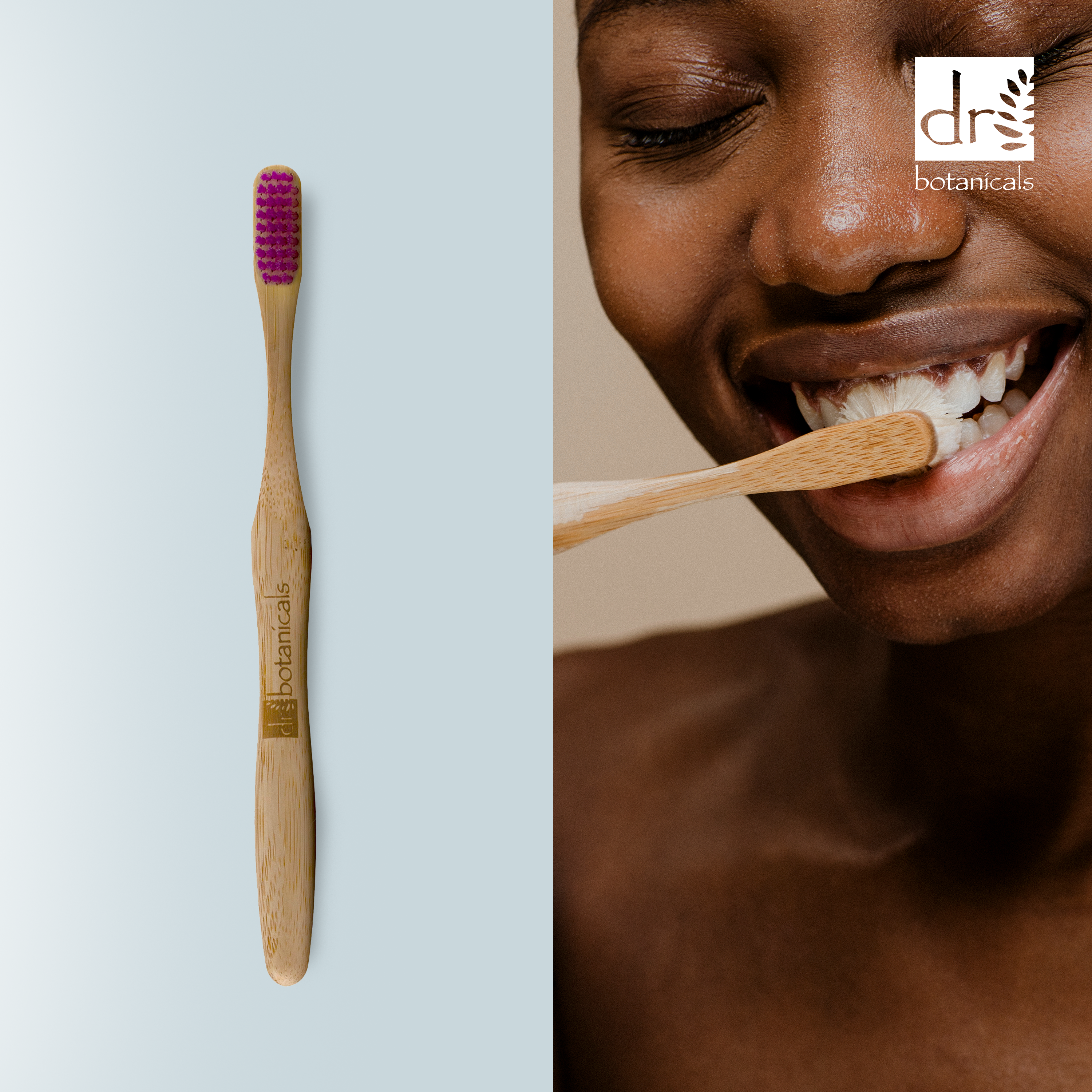 Bamboo Toothbrush Purple