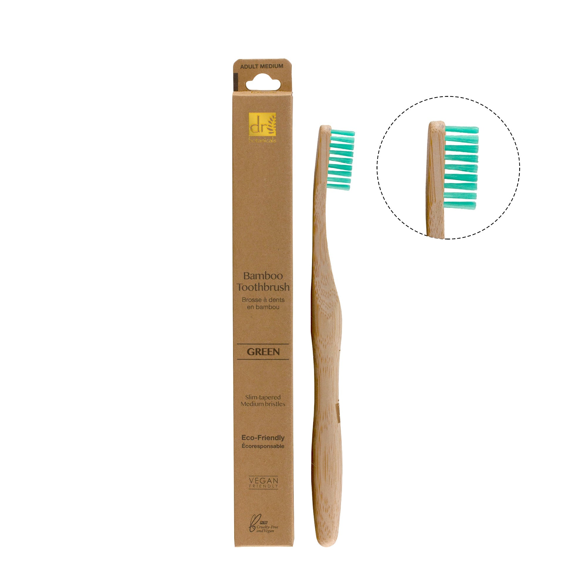 Bamboo Toothbrush Green