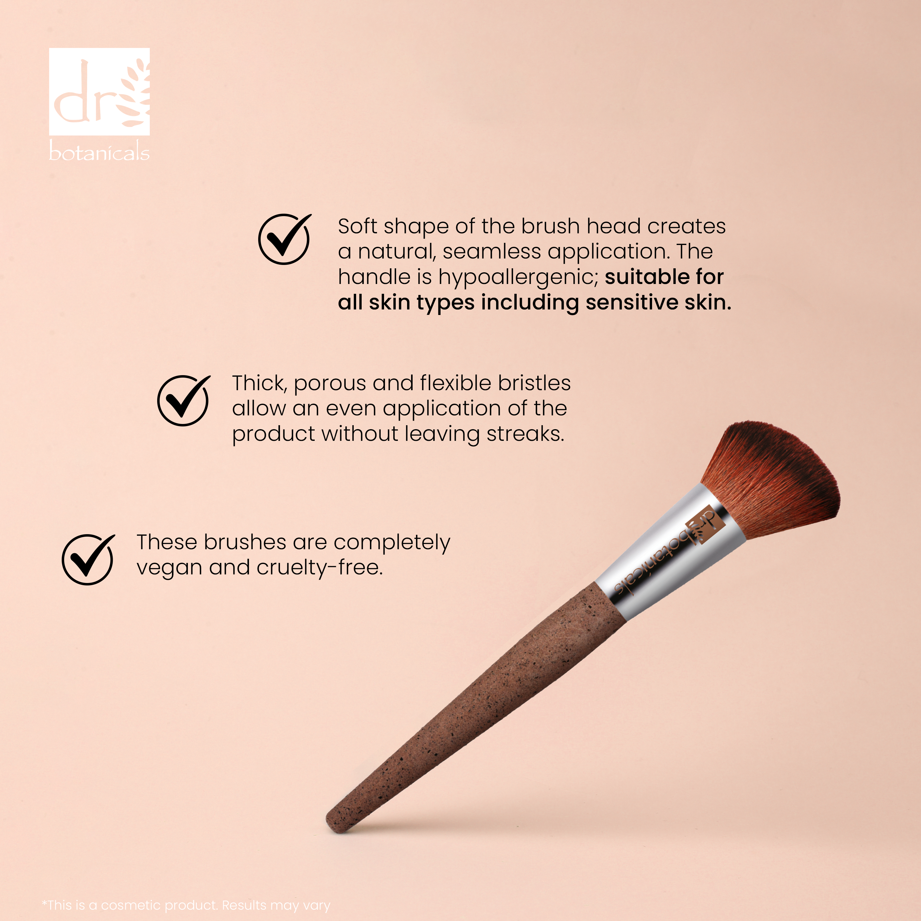 Coffee Ground Blush Brush