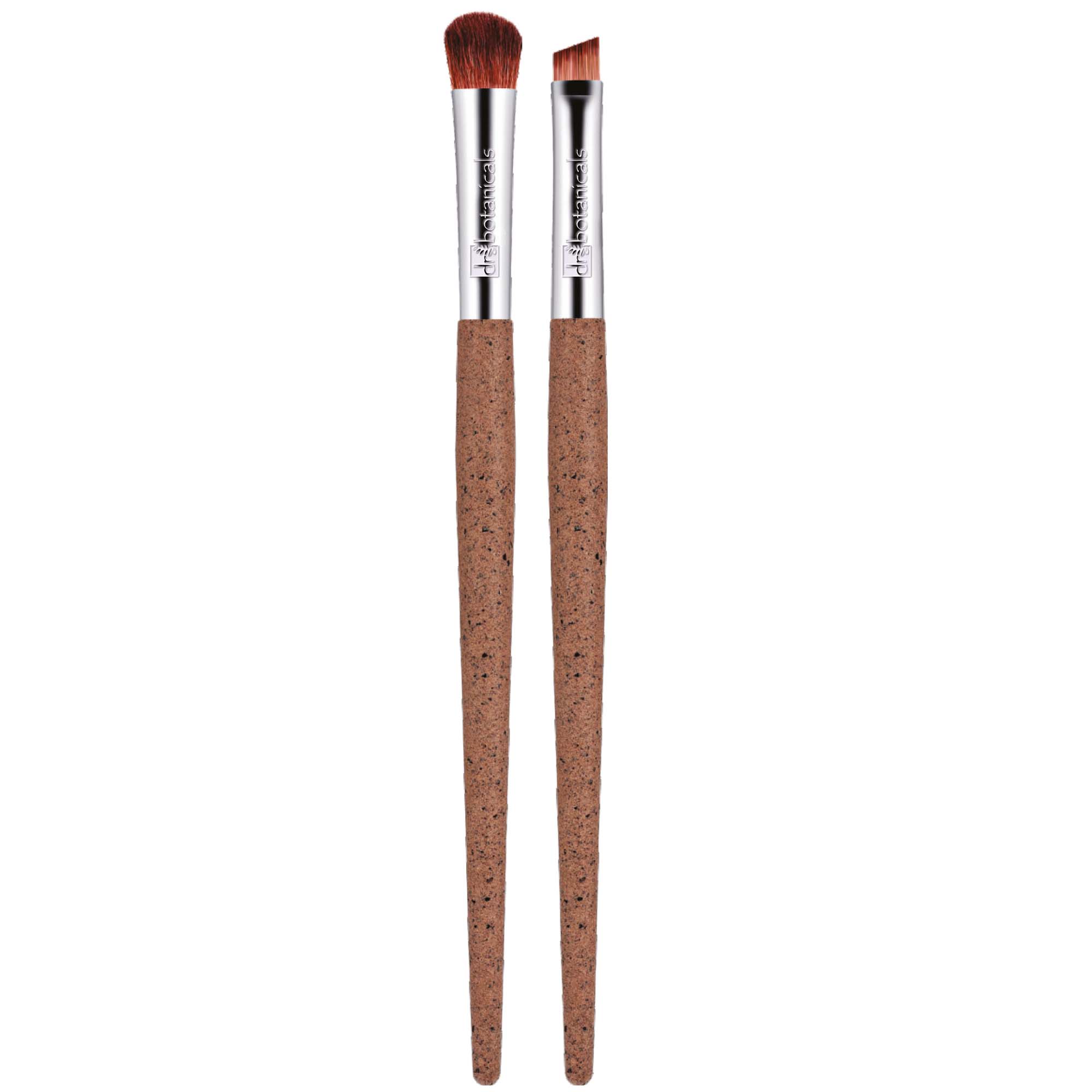 Coffee Ground Set Of 2 Eye Brushes