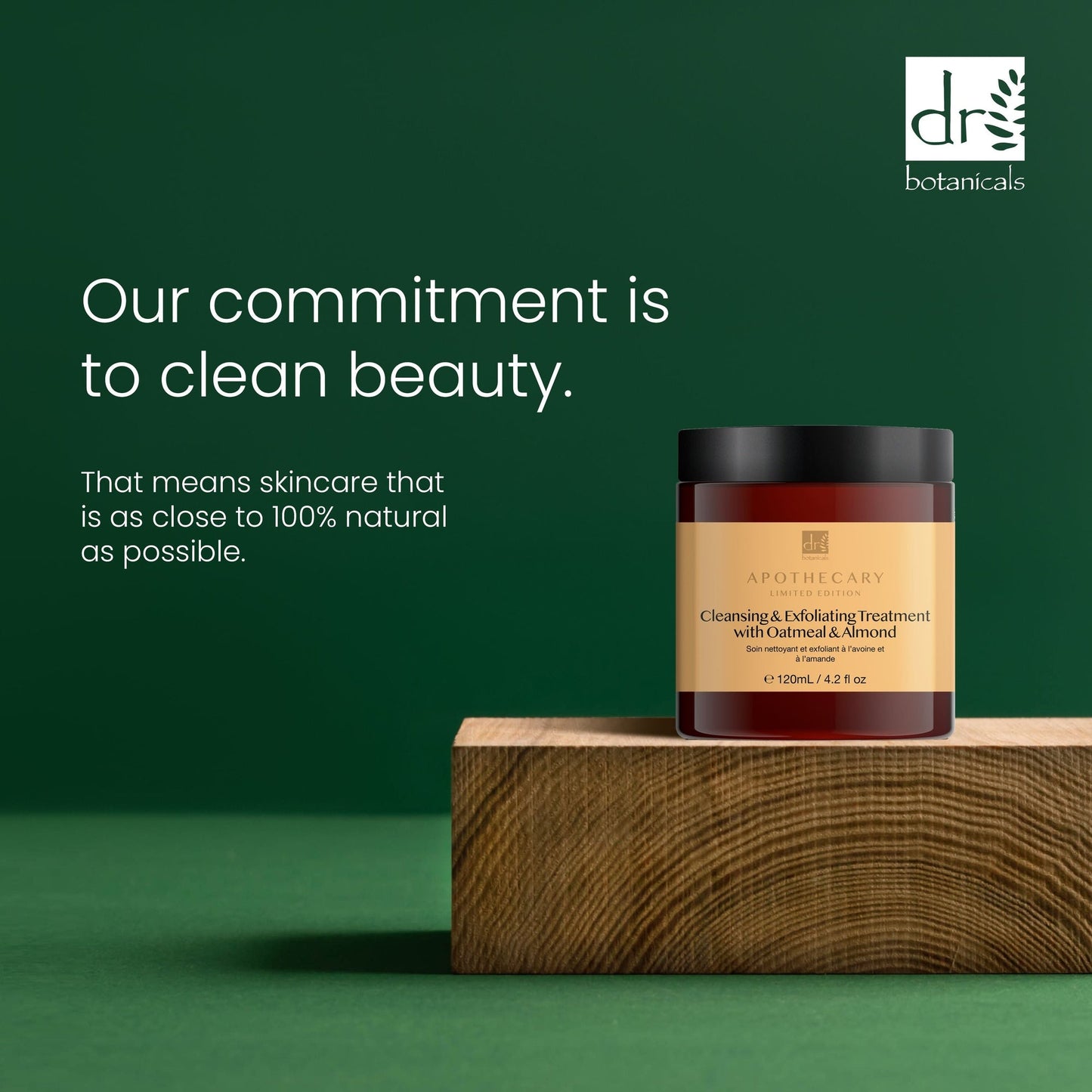 Cleansing & Exfoliating Treatment with Oatmeal & Almond 120ml
