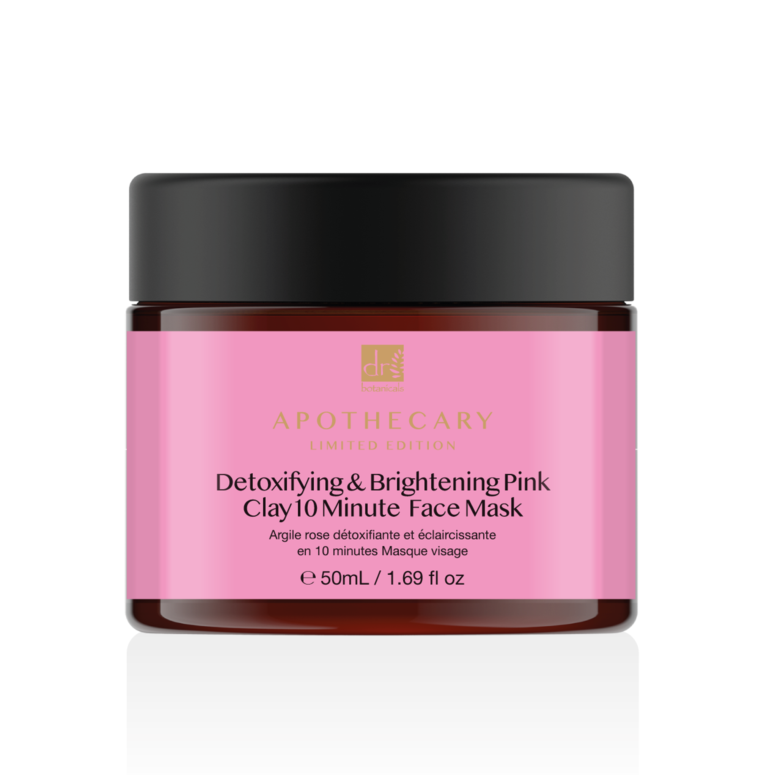 Detoxifying & Brightening Pink Clay 10 Minute Face Mask 50ml