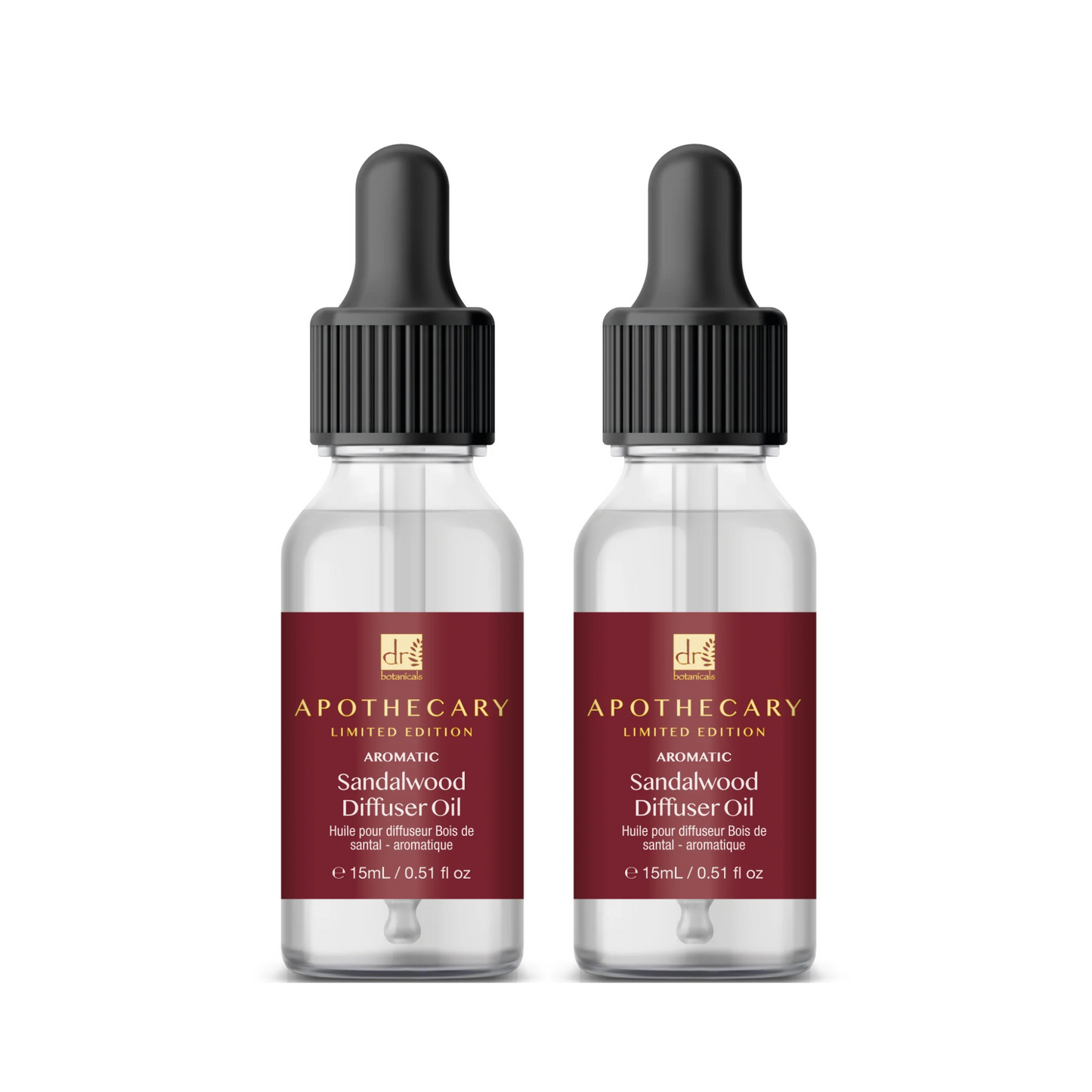 Aromatic Sandalwood Diffuser Oil 15ml Twin Value Savings Pack