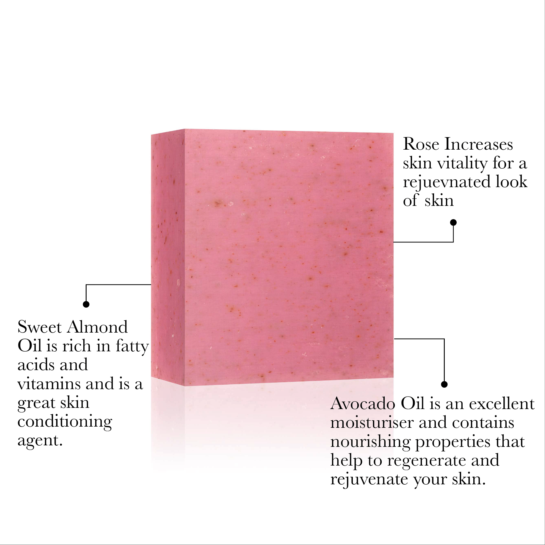 La Rose Francaise Facial Cleansing Bar 100g