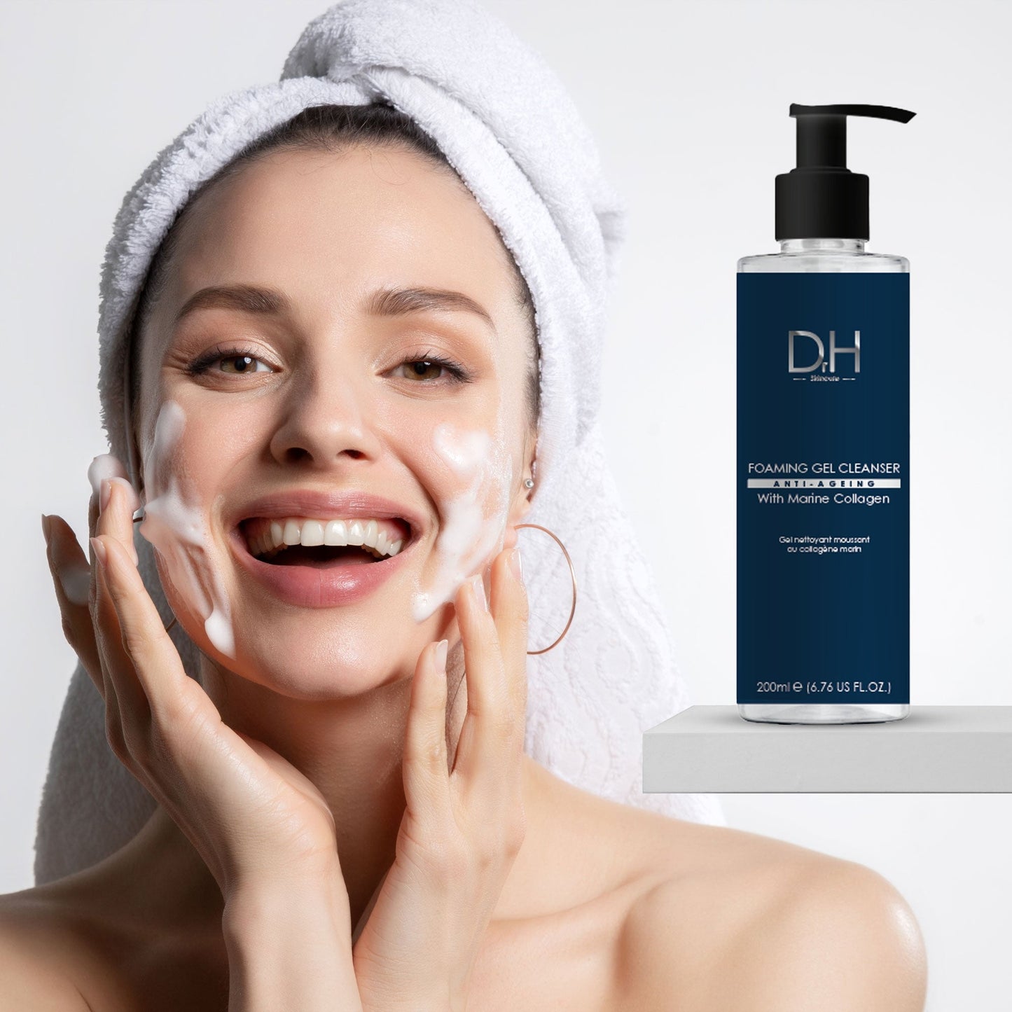 Foaming Gel Cleanser with Marine Collagen 120ml