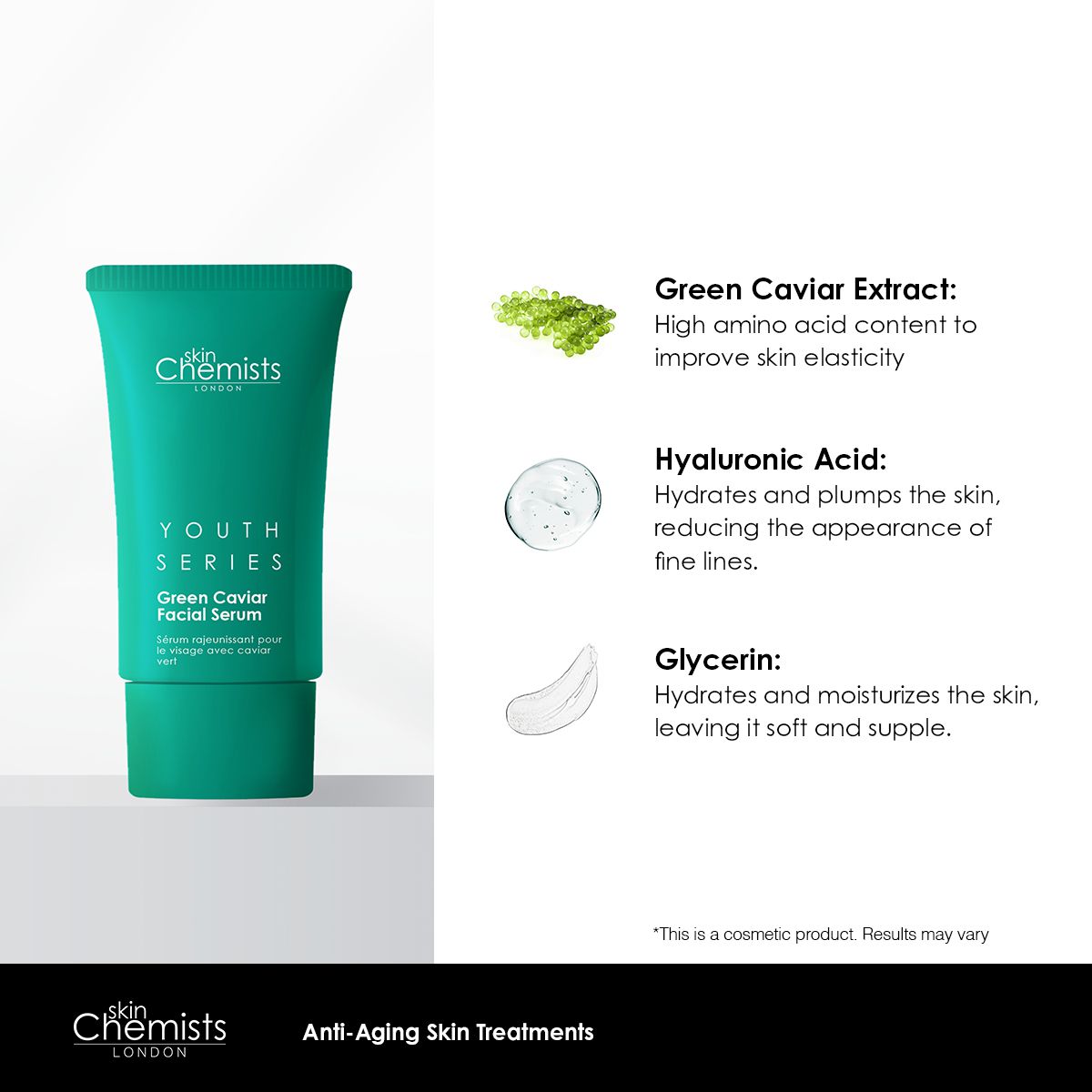 Youth Series Green Caviar Facial Serum 30ml