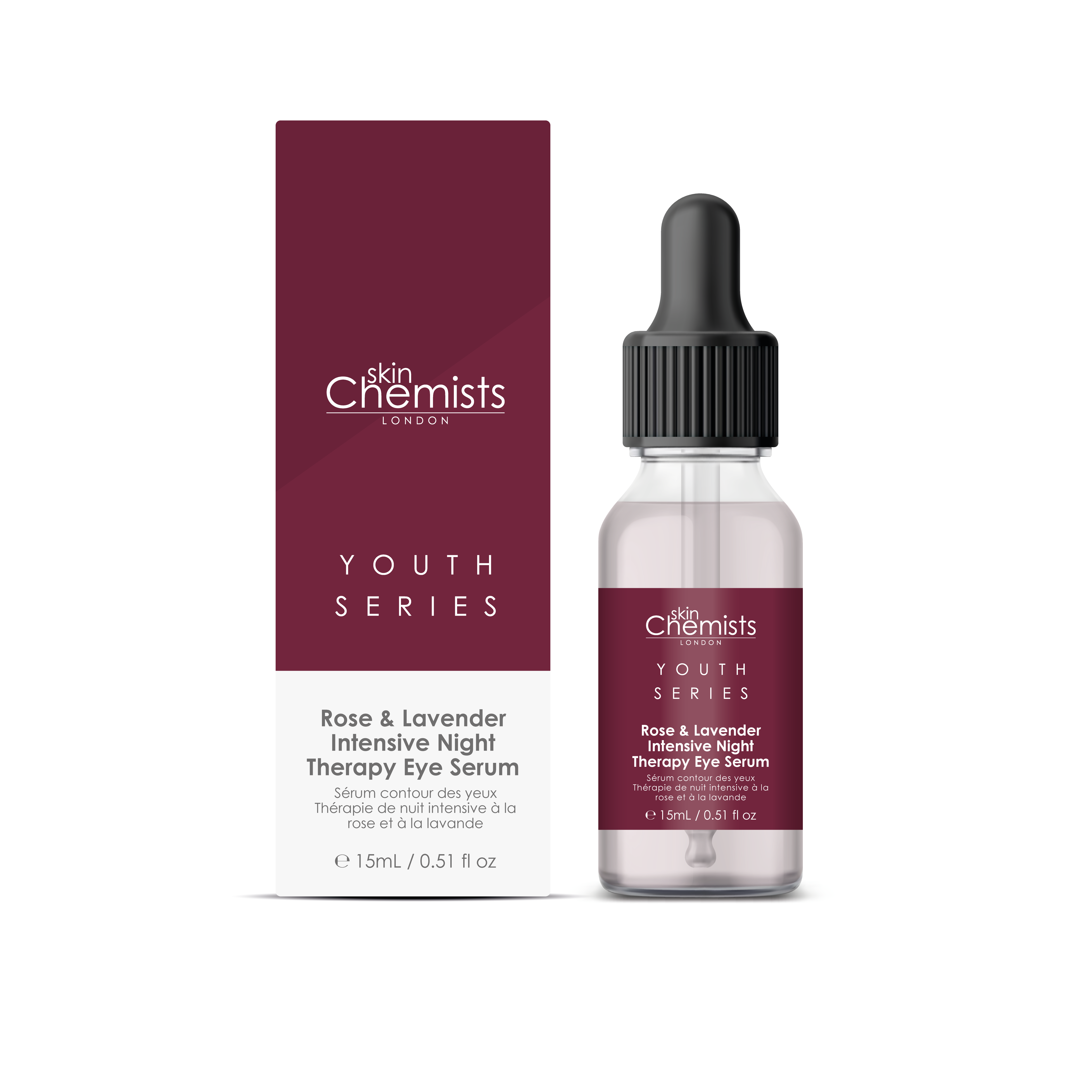 Rose And Lavender Intensive Night Therapy Eye Serum 15ml