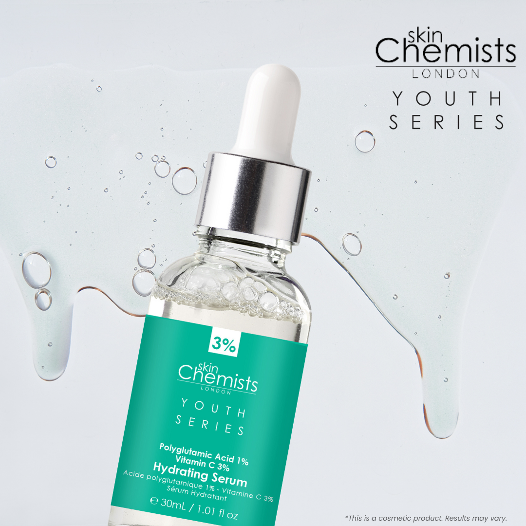 Hydrating Serum Polyglutamic Acid 1%, Vitamin C 3% 30ml