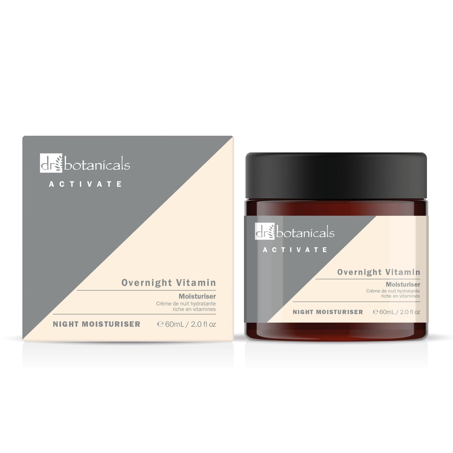 Activate Overnight Vitamin Moisturiser 60ml Twin Value Savings Pack