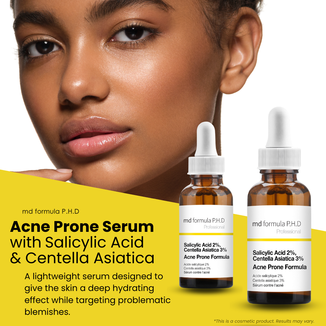 Acne Prone Serum Salicylic Acid 2%, Centella Asistica 3% 30ml