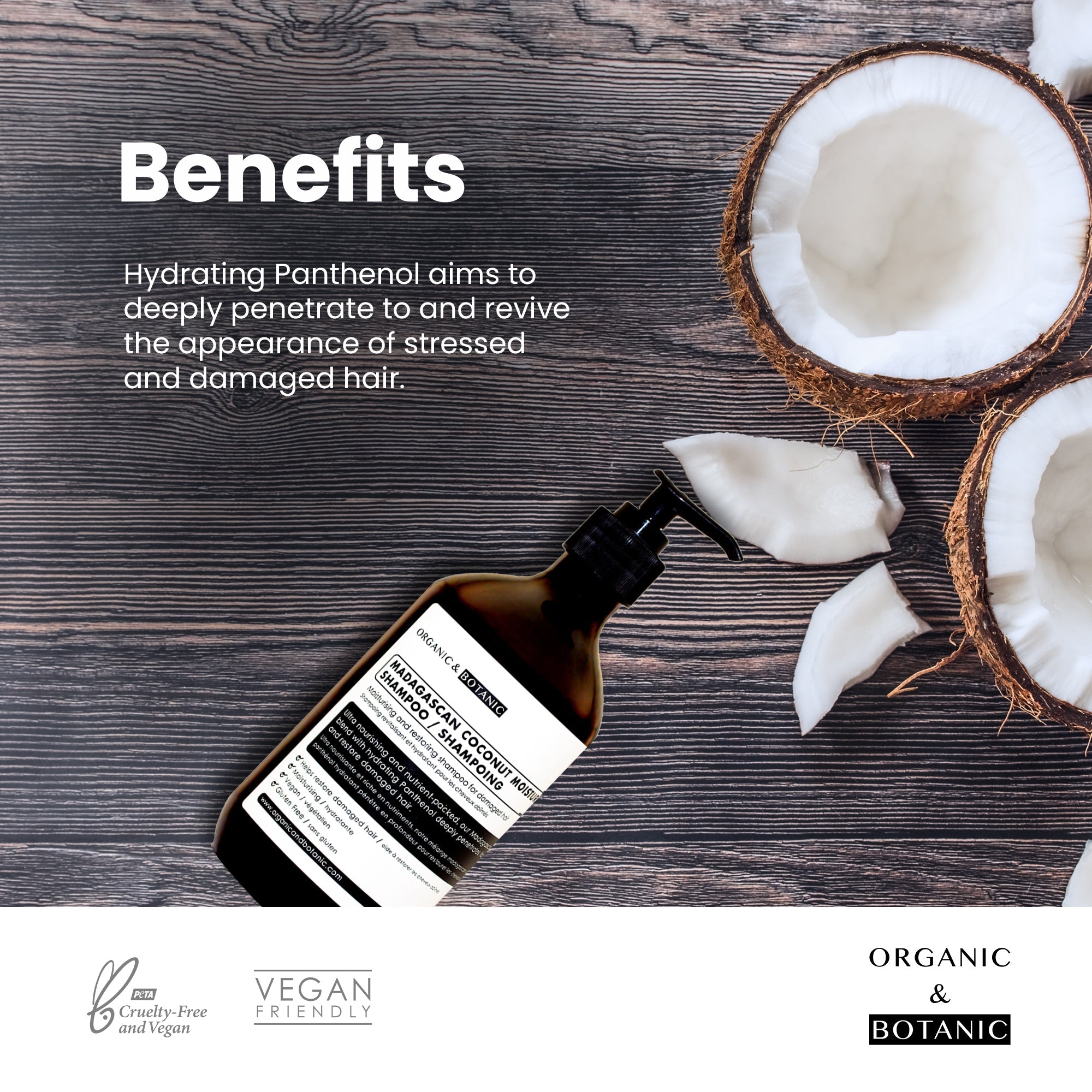 Madagascan Coconut Moisturising Shampoo 500ml
