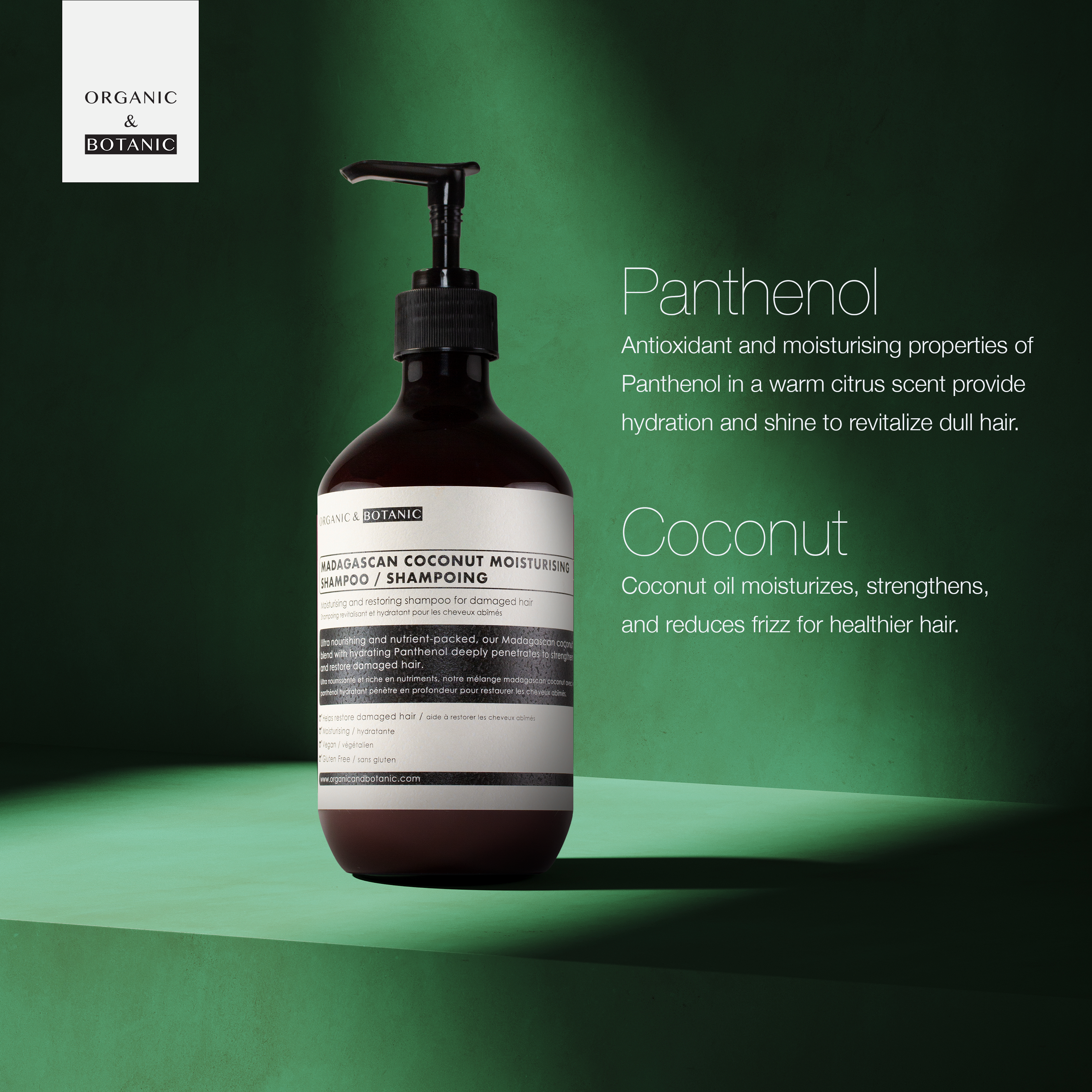 Madagascan Coconut Moisturising Shampoo 500ml