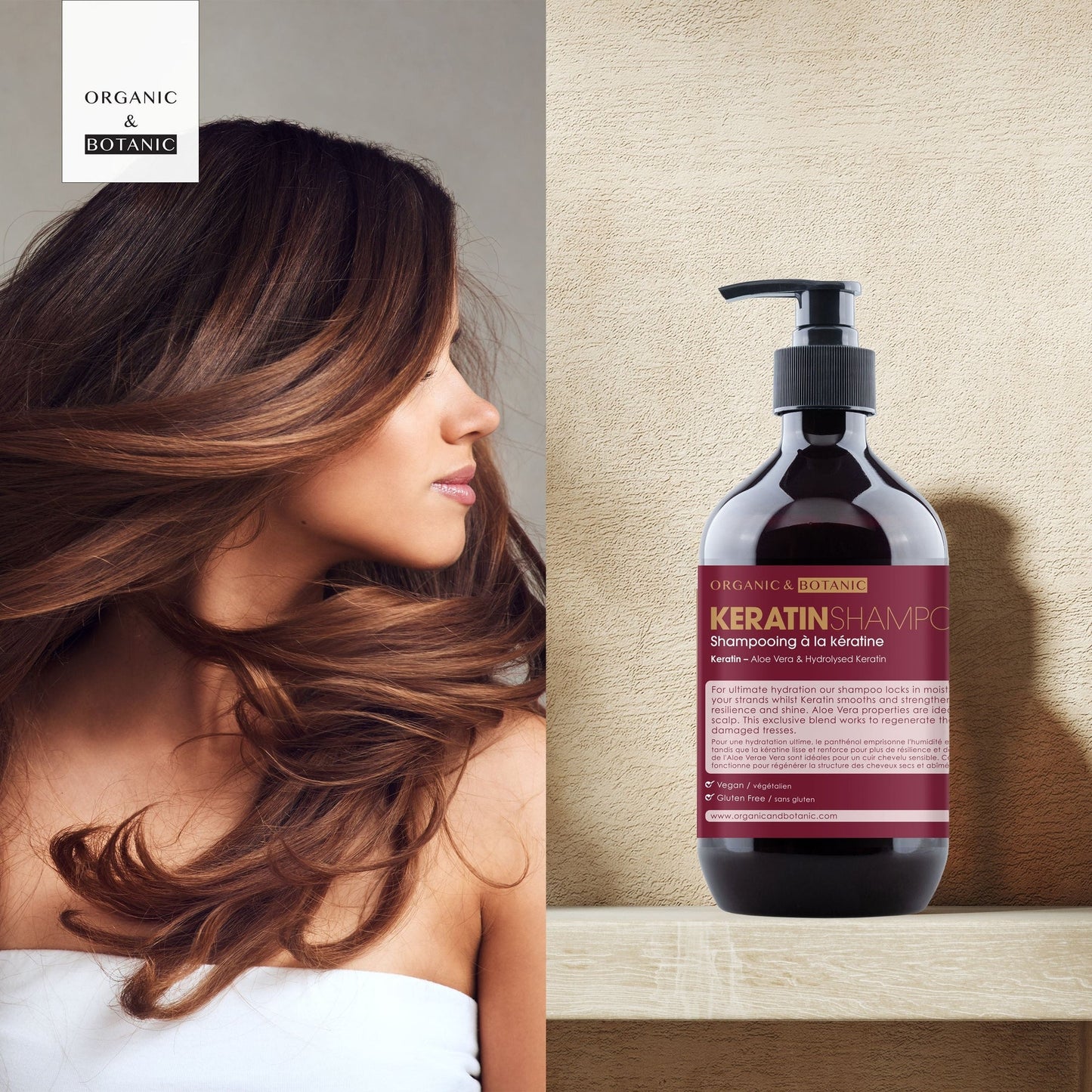 Keratin Shampoo 500ml x 2 Duo Pack