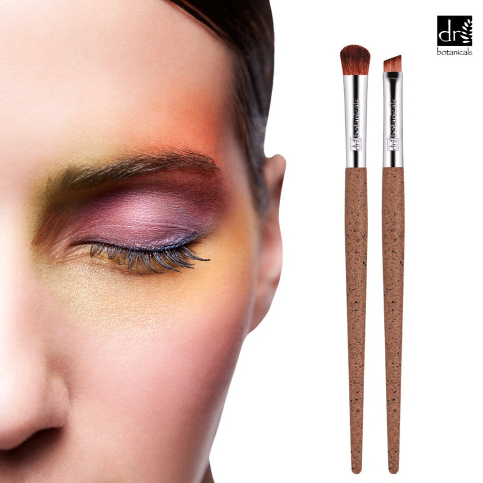 Coffee Ground Set Of 2 Eye Brushes Twin Value Savings Pack