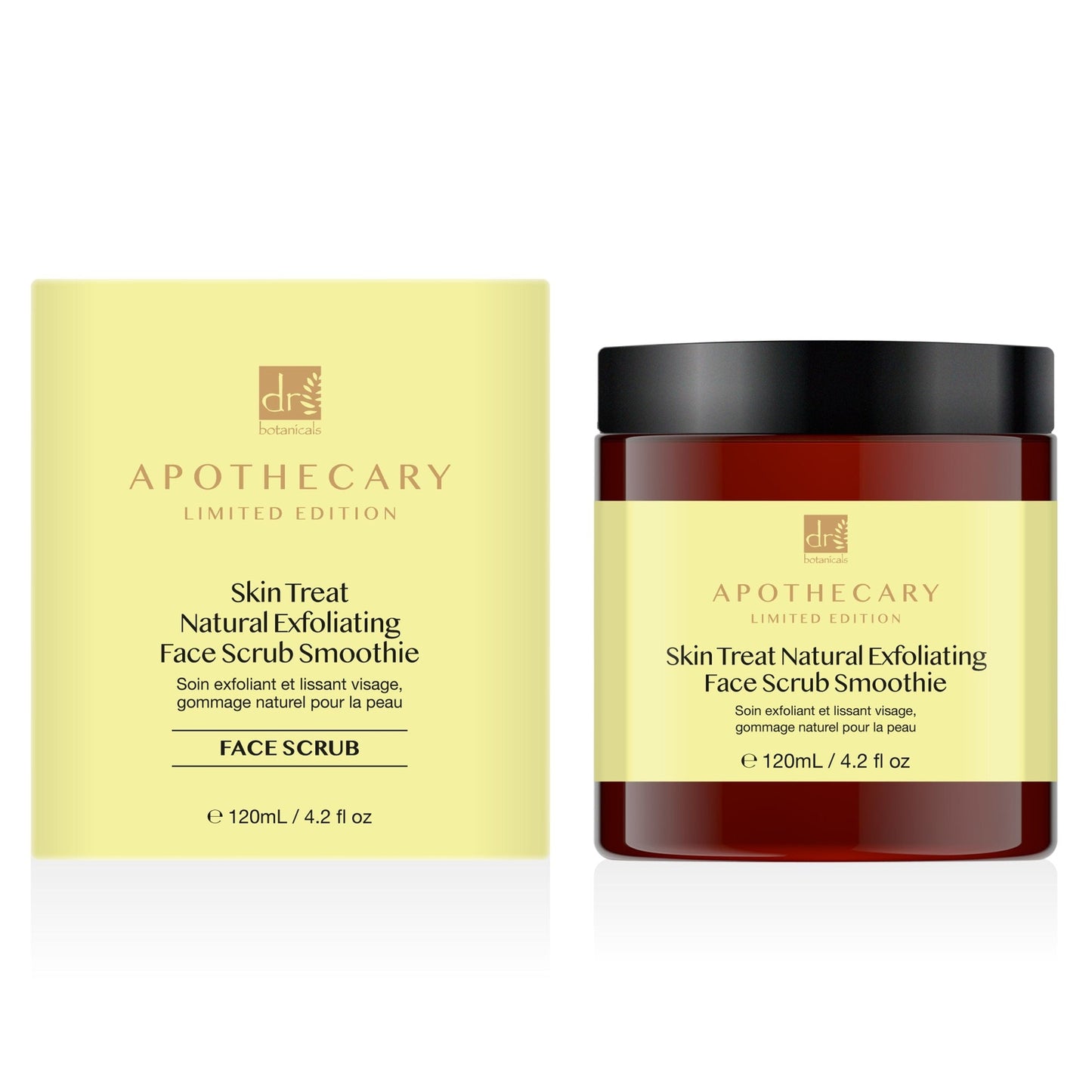 Skin Treat Natural Exfoliating Face Scrub Smoothie 120ml Twin Value Savings Pack