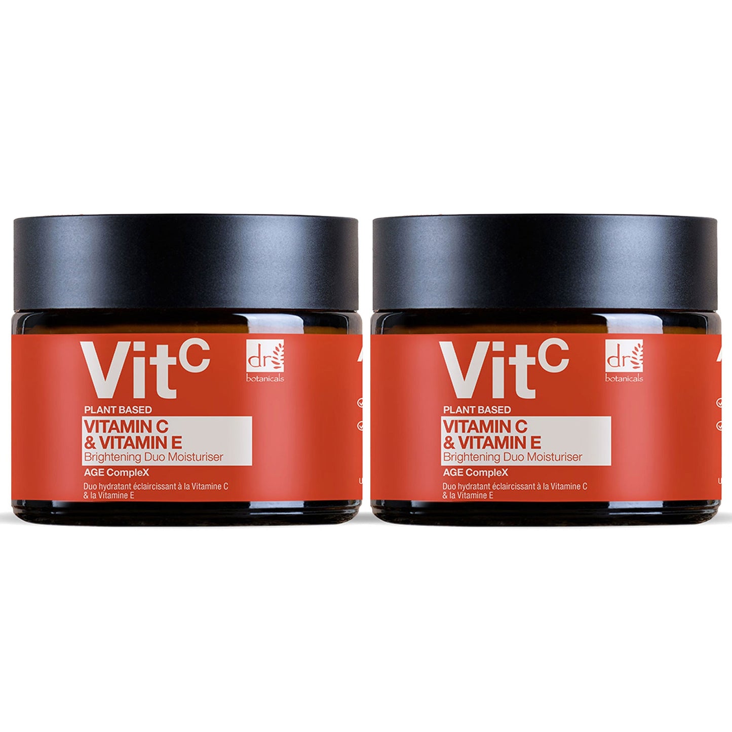 Vitamin C 1% & Vitamin E Brightening Duo Moisturiser 60ml x 2 Duo Pack