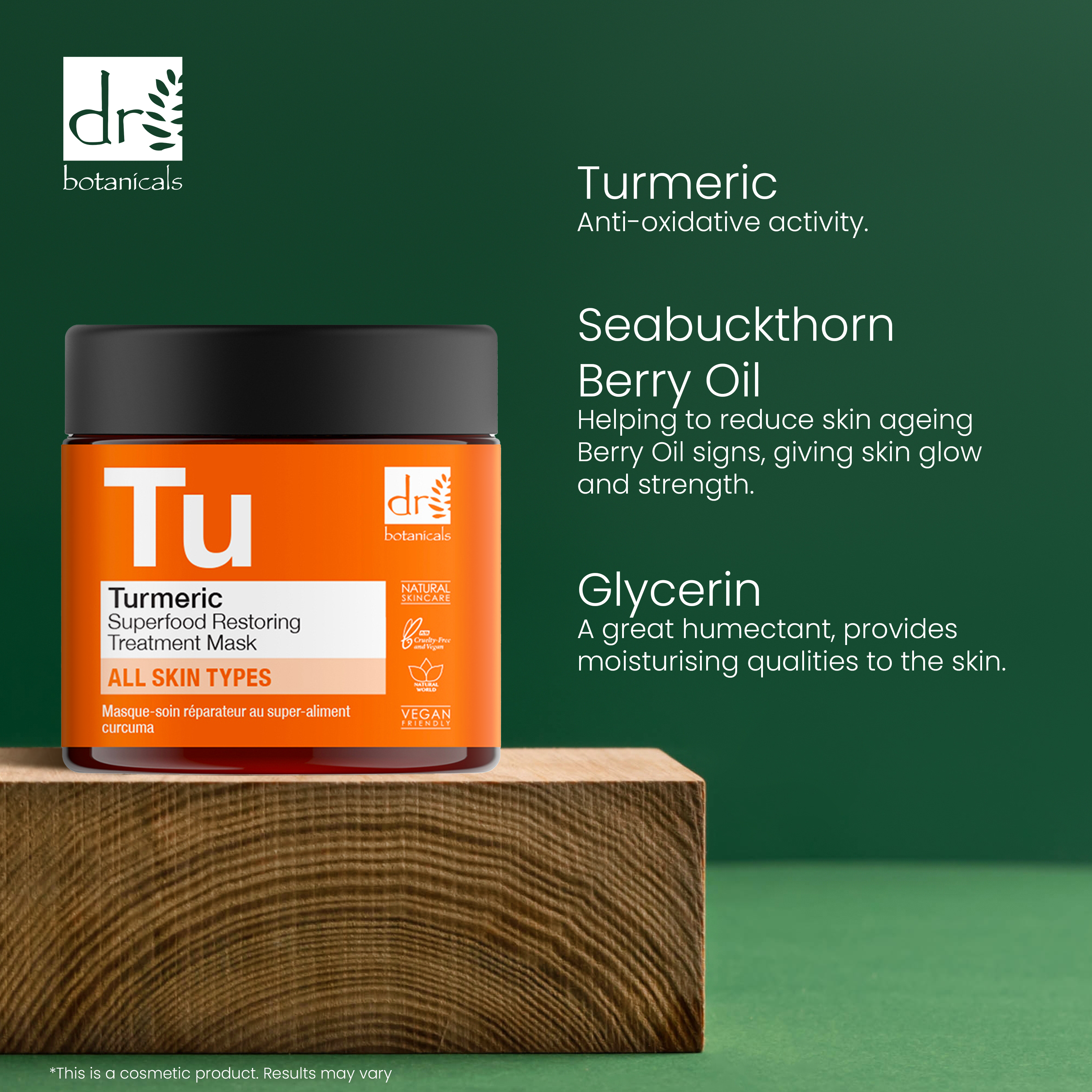 Turmeric Superfood Restoring Treatment Mask 60ml