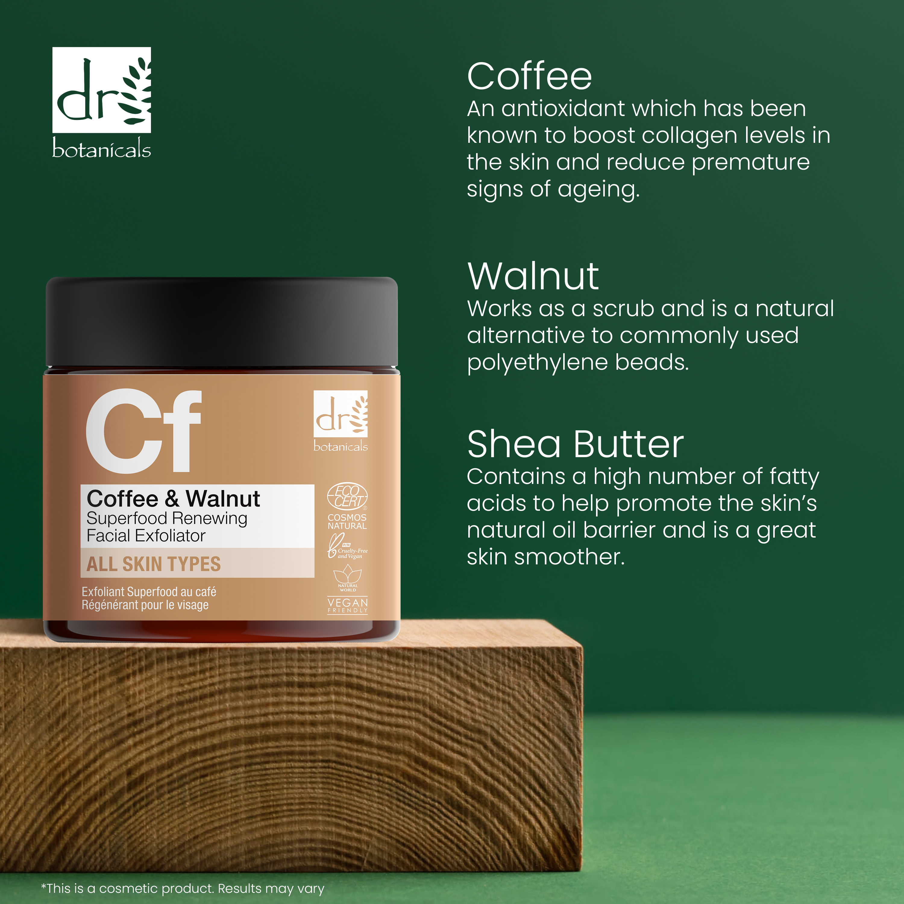 Coffee Superfood Renewing Facial Exfoliator 60ml