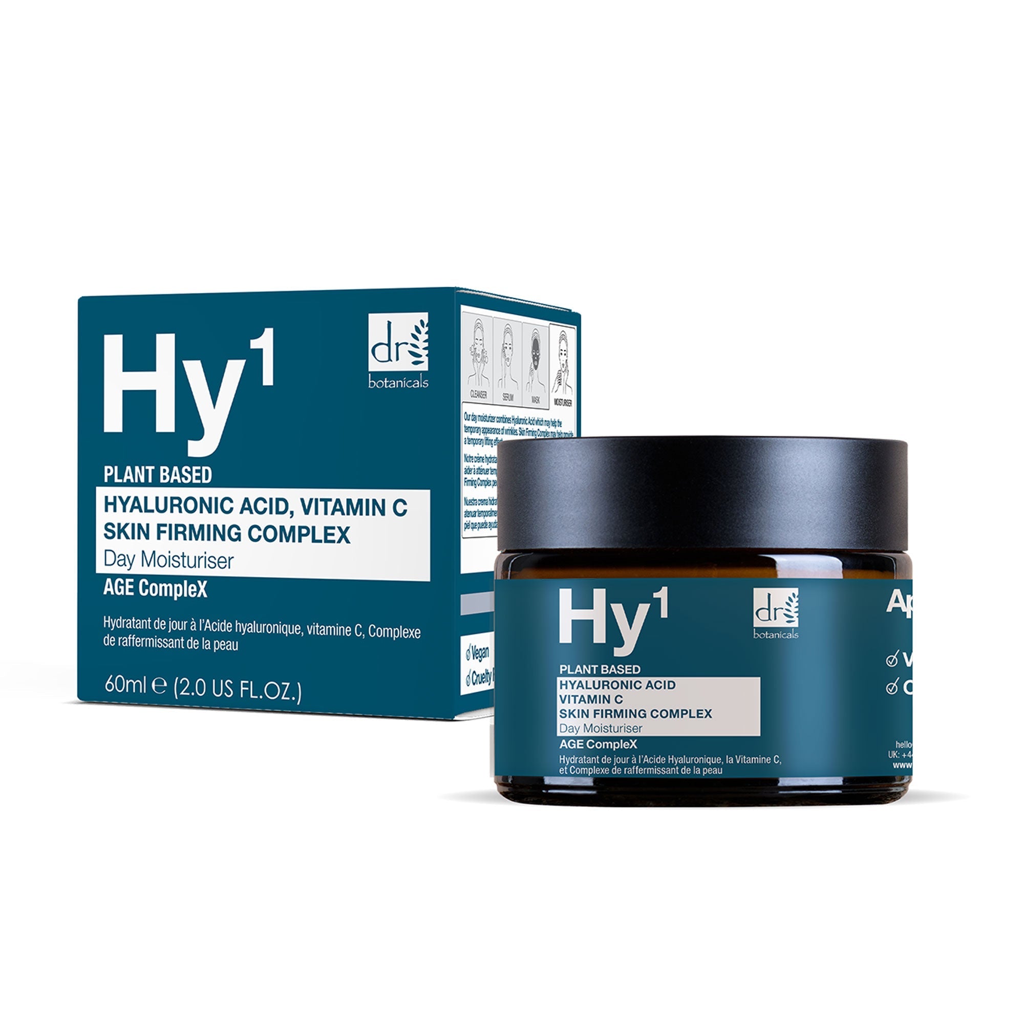 Hyaluronic Acid 1% & Vitamin C 1% & Skin Firming Complex 1% Day Moisturiser 60ml