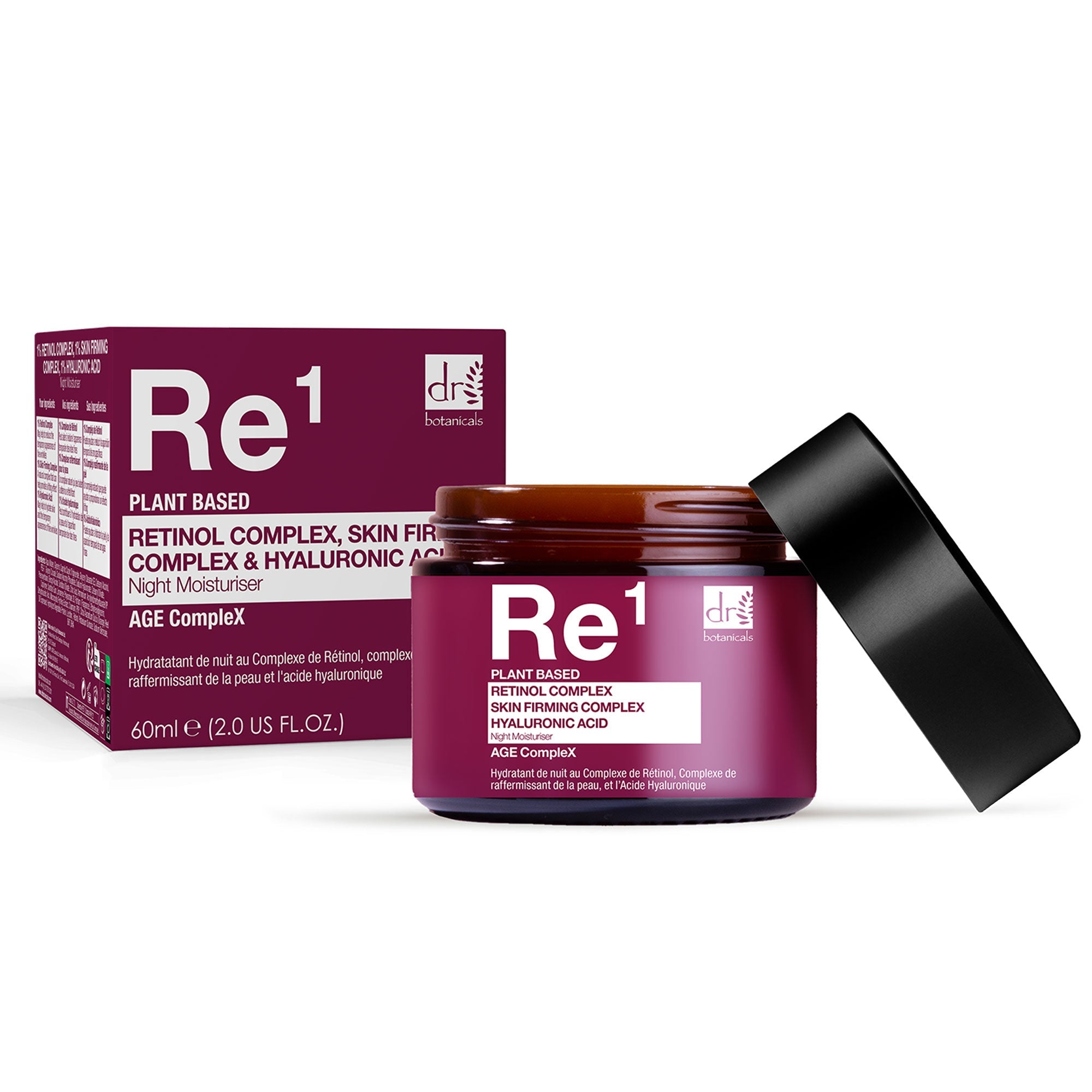 Retinol Complex 1%, Skin Firming Complex 1% & Hyaluronic Acid 1% Night Moisturiser 60ml