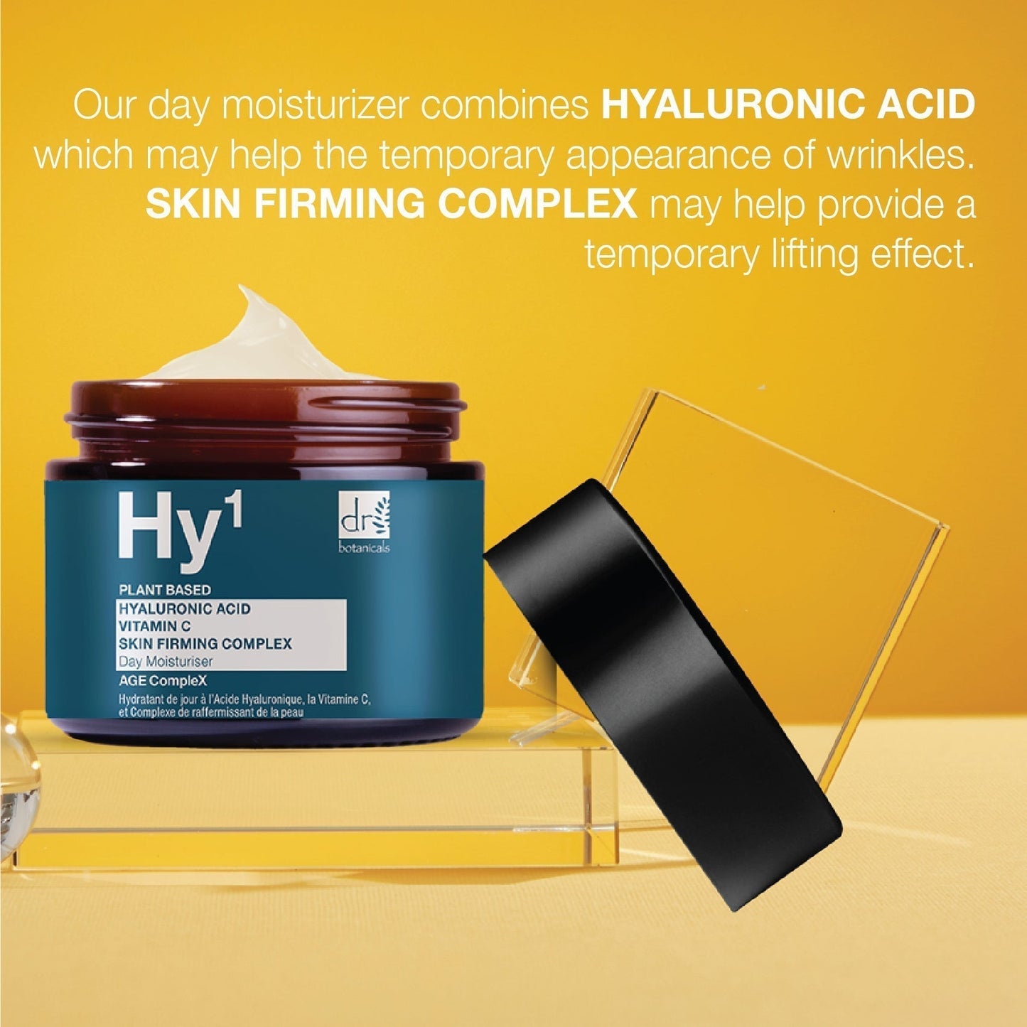 Hyaluronic Acid 1% & Vitamin C 1% & Skin Firming Complex 1% Day Moisturiser 60ml x 2 Duo Pack