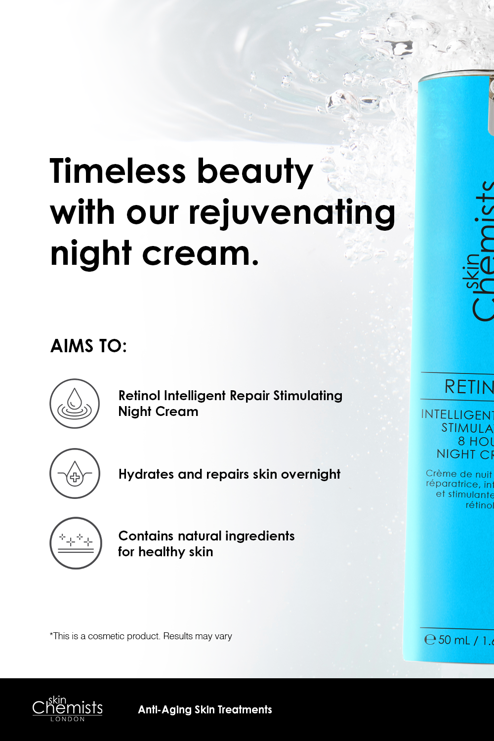 Retinol Intelligent Repair Stimulating 8 Hour Night Cream 50ml