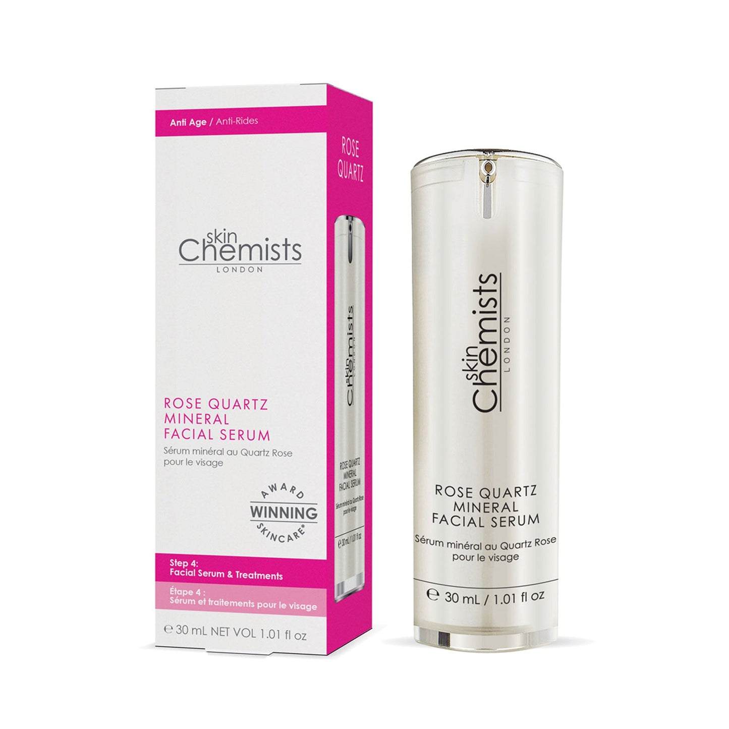 Anti-Ageing Rose Quartz Mineral Facial Serum 30ml