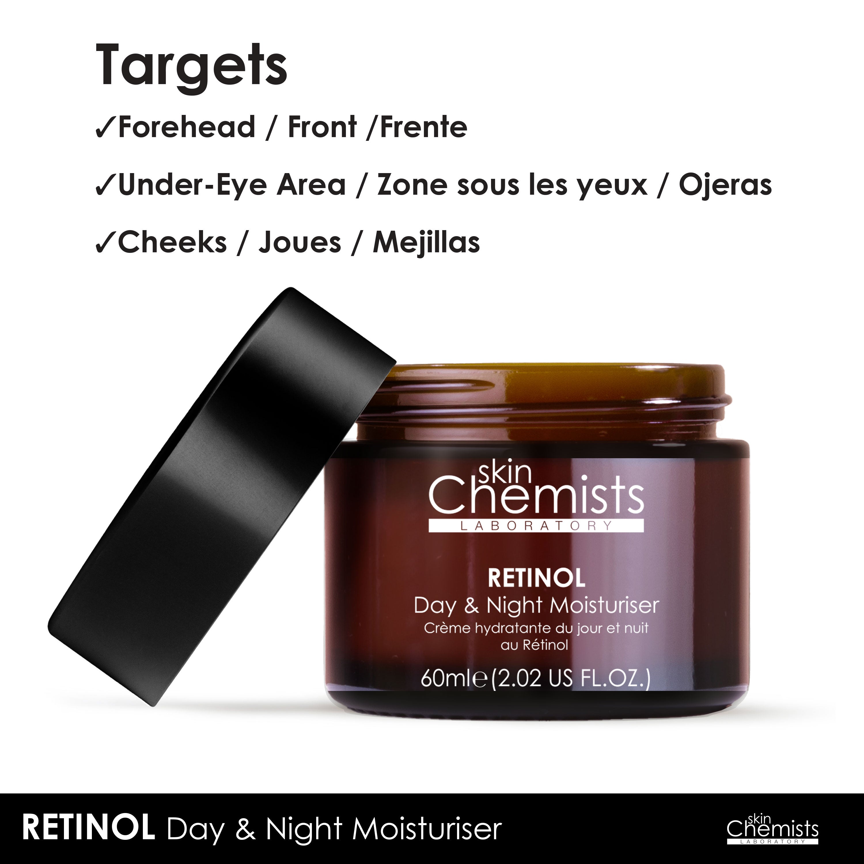 Anti-Ageing Retinol Night Moisturiser with SYN®-AKE 60ml