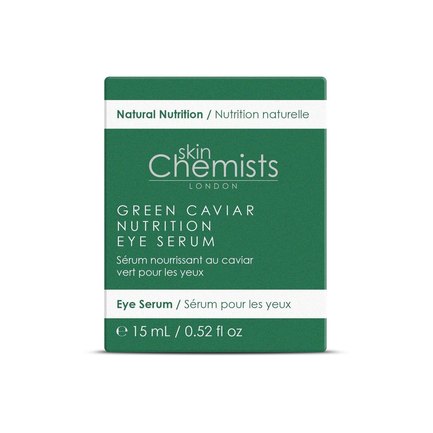 skinChemists Green Caviar Nutrition Eye Serum 15ml Twin Value Savings Pack