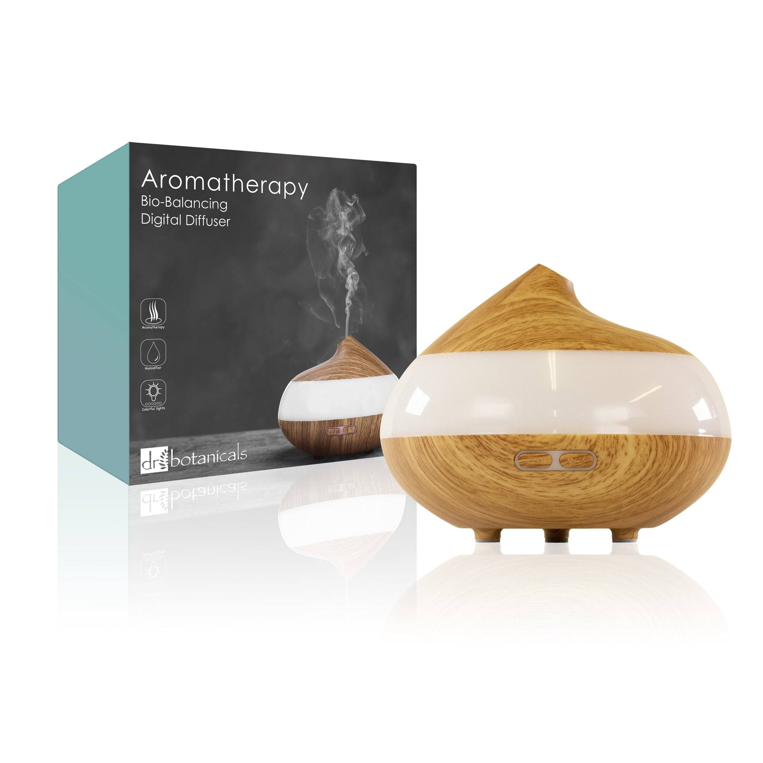 Bio-Balancing Wooden Aroma Digital Diffuser Clear Panel (UK Plug)