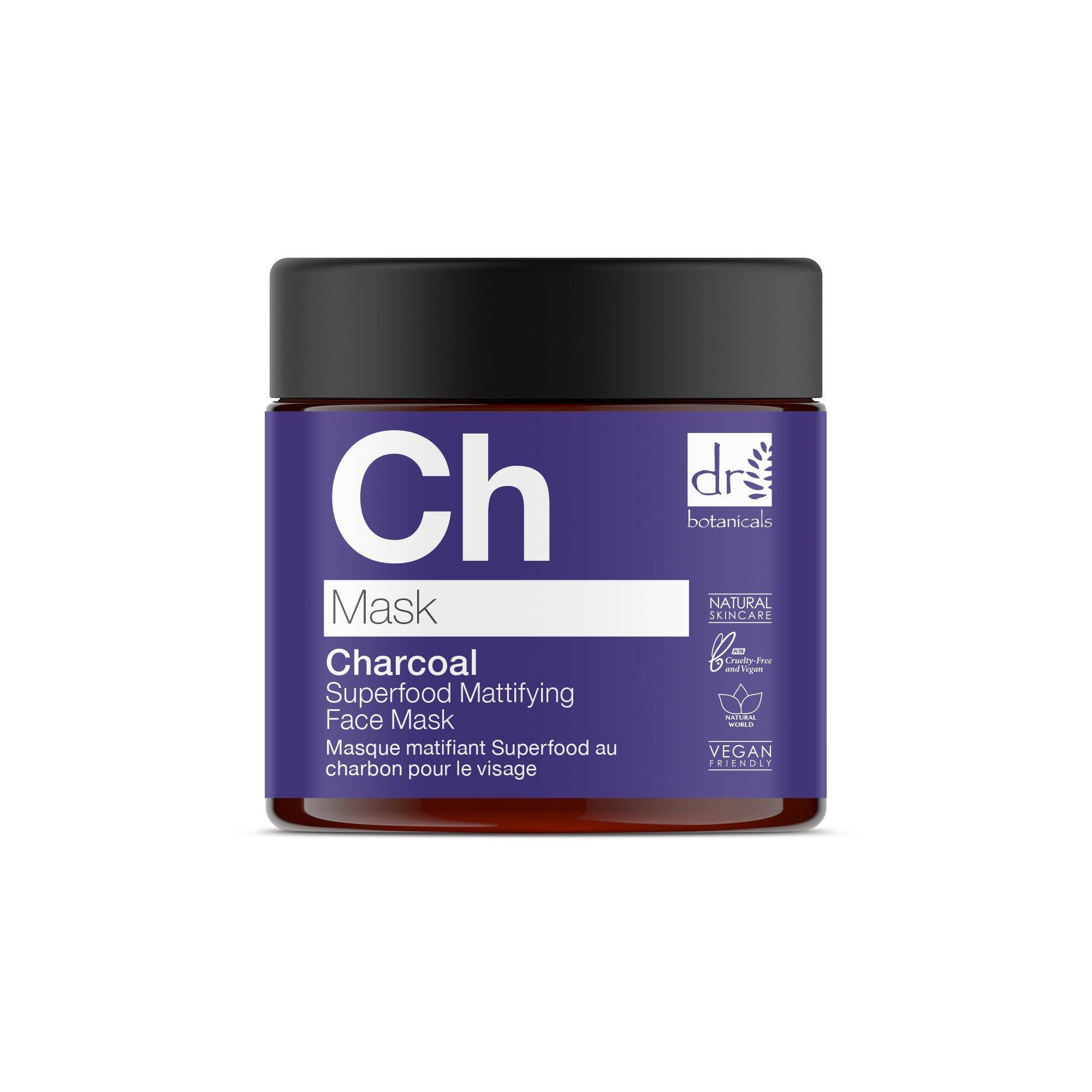 Charcoal Superfood Mattifying Face Mask 60ml