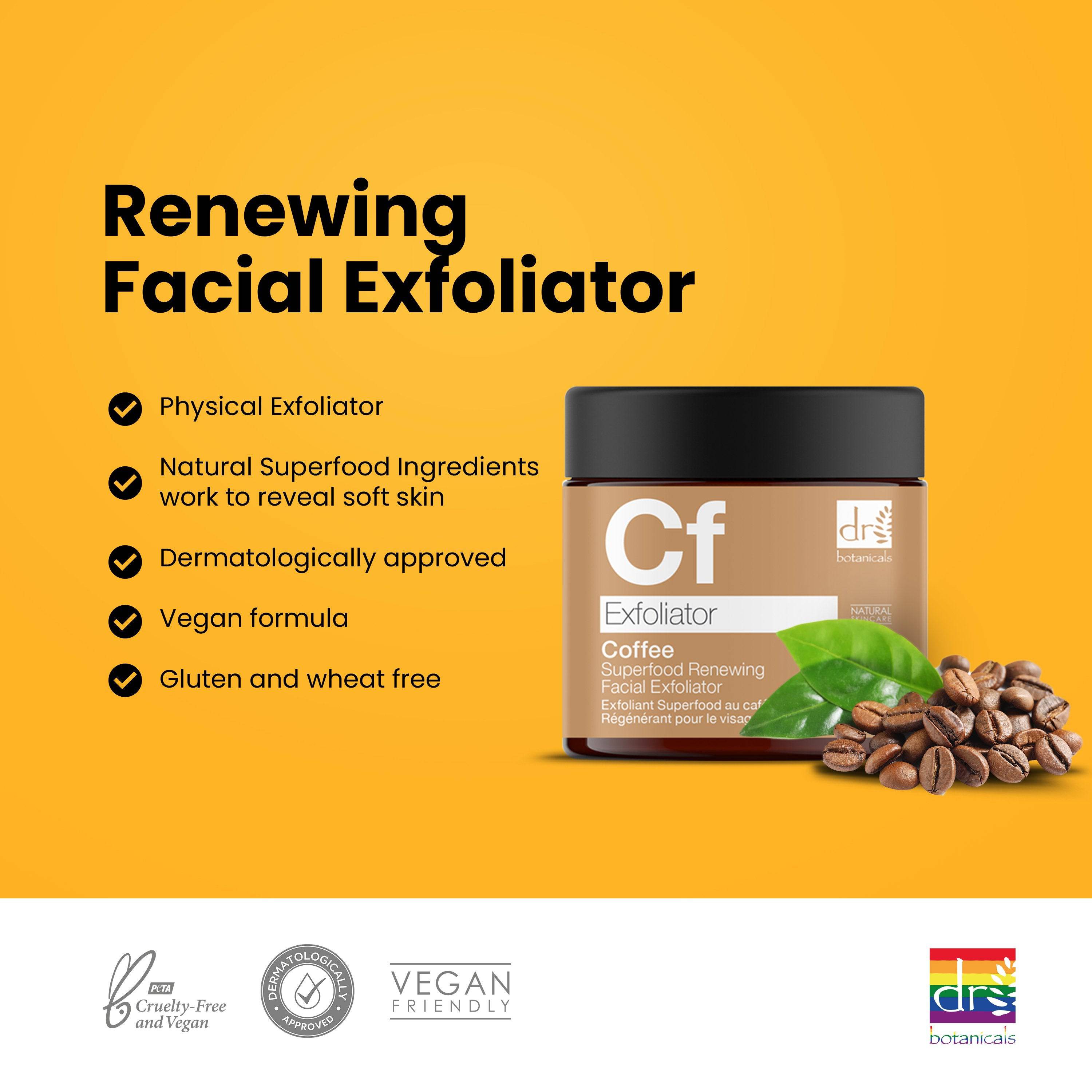 Coffee Superfood Renewing Facial Exfoliator 60ml