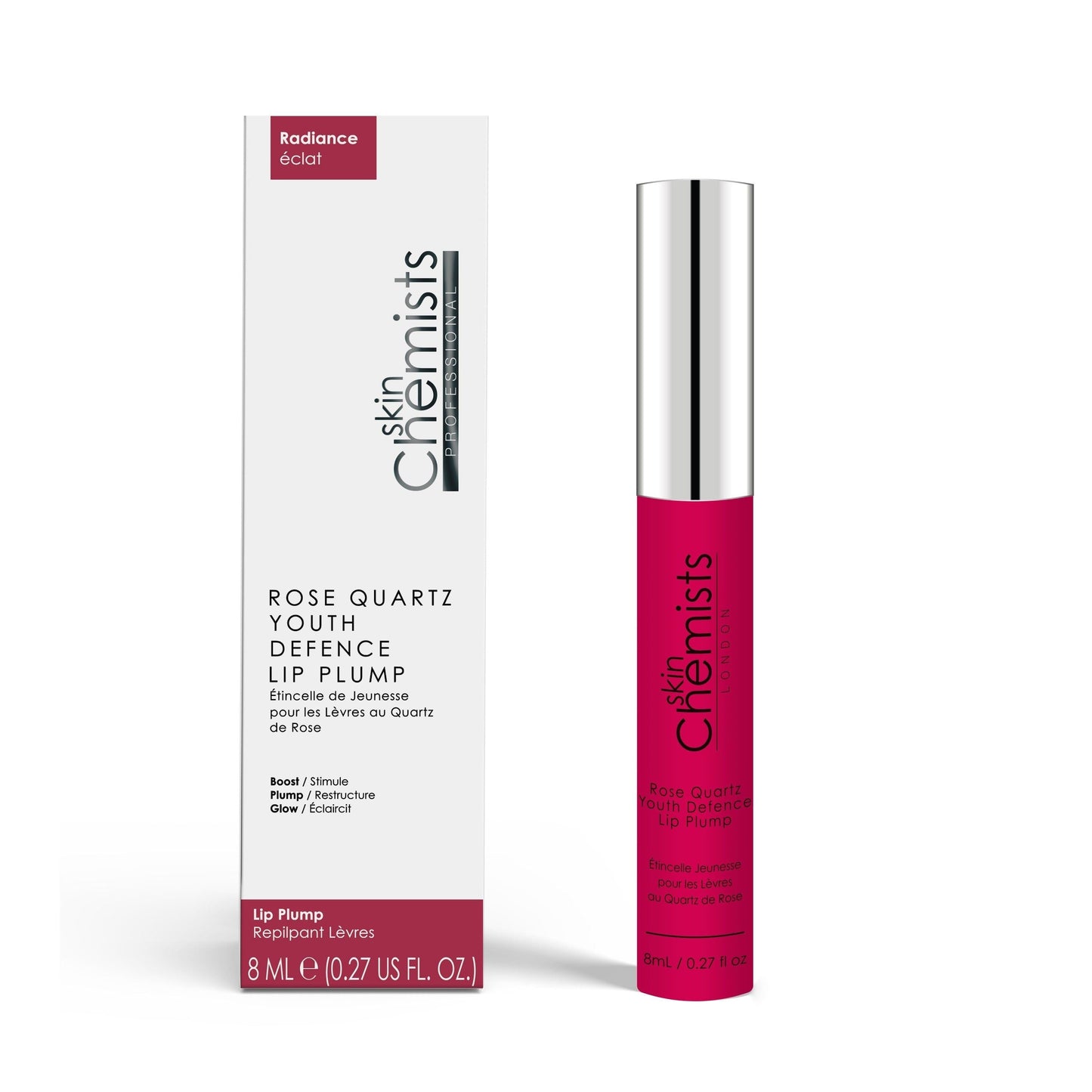 skinChemists Rose Quartz Youth Defence Lip Plump 8ml Twin Value Savings Pack - skinChemists