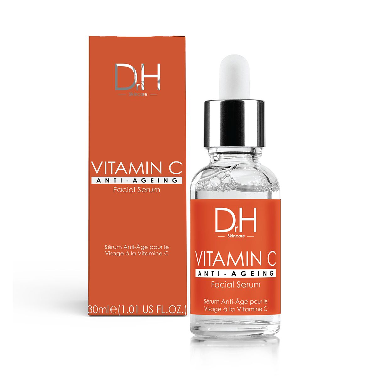 Anti-Ageing Vitamin C Facial Serum 30ml + Vitamin C Anti-Ageing Night Moisturiser 60ml