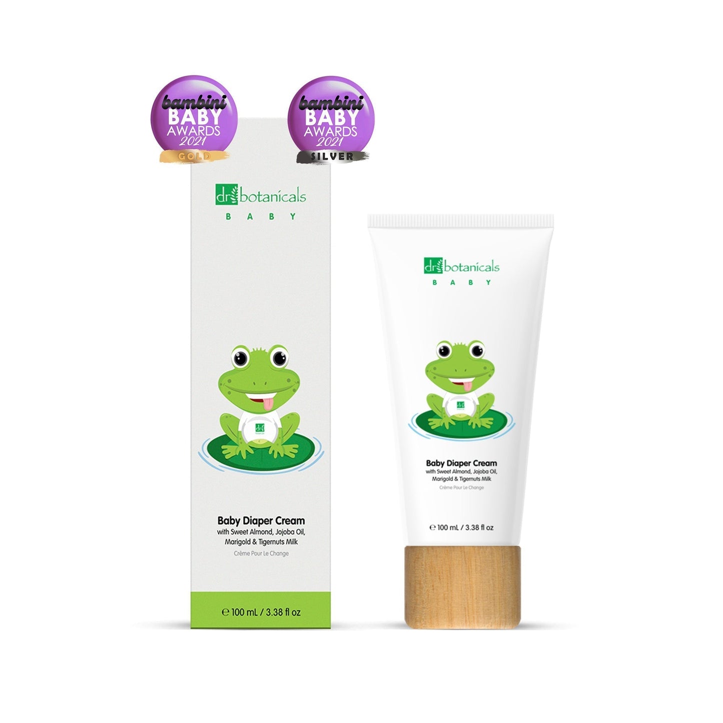 Baby Sweet Almond Oil Diaper Cream & Body Milk Kit