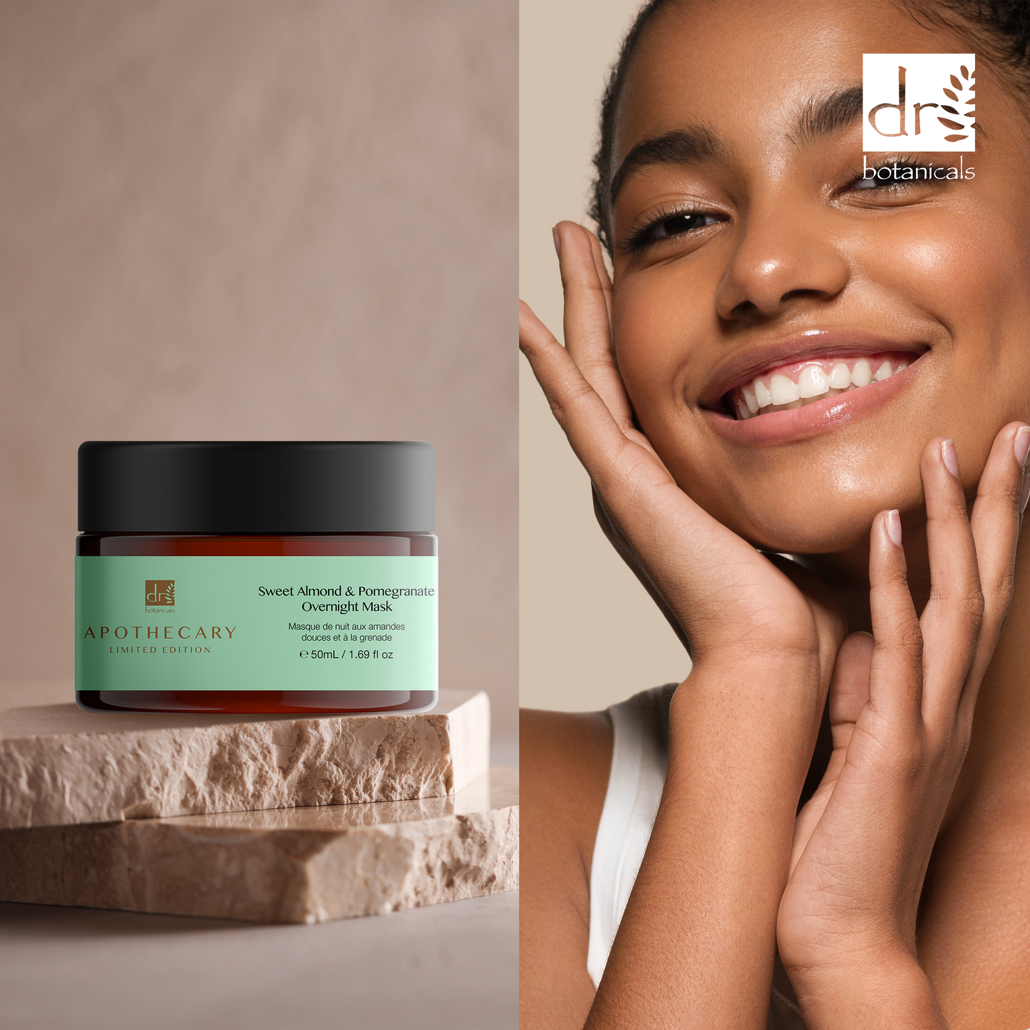 Sweet Almond & Pomegranate Overnight Mask 50ml