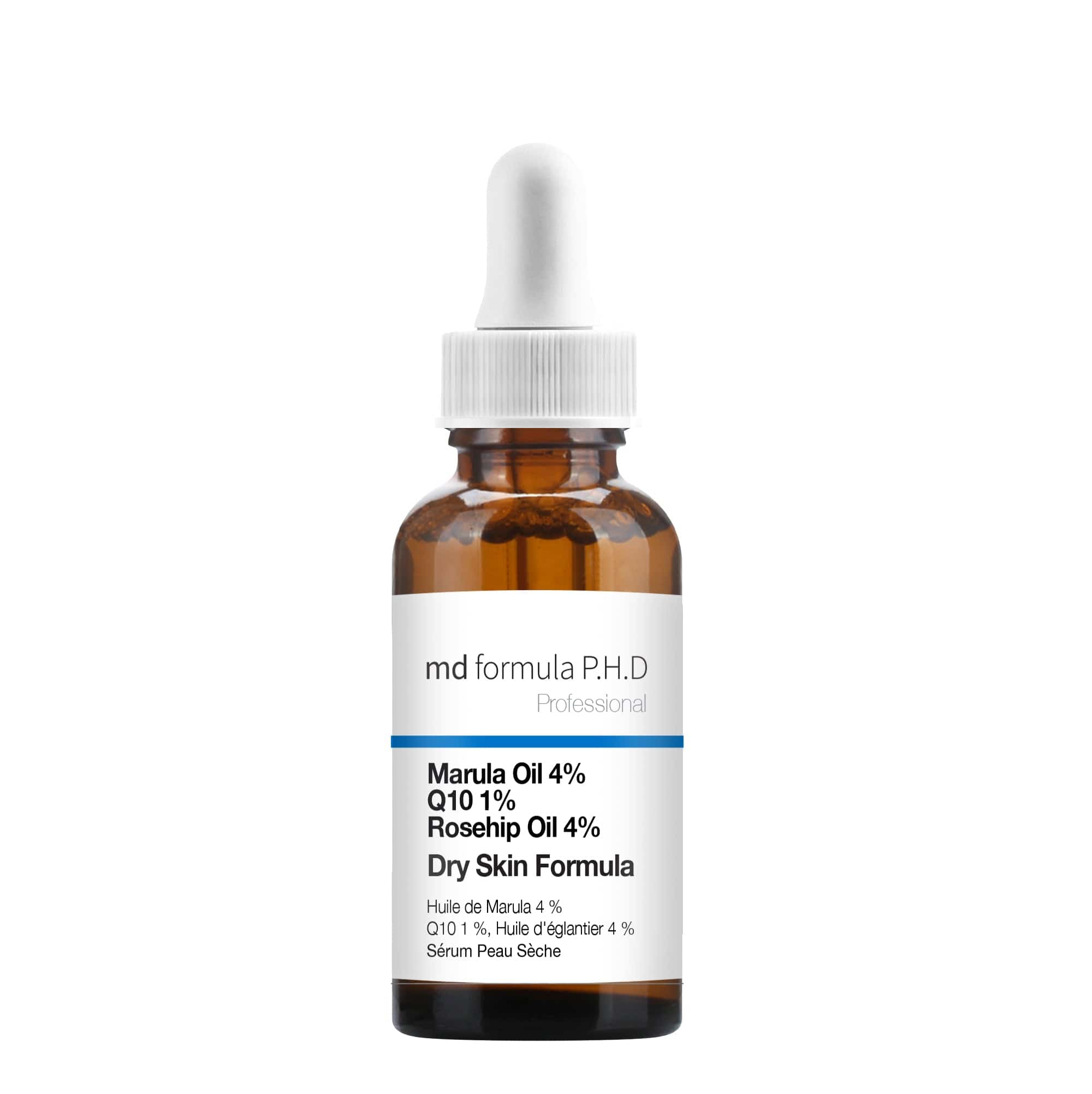 Dry Skin Serum 30ml Marulua Oil 4%, Q10 1%, Rosehip Oil 4% - skinChemists