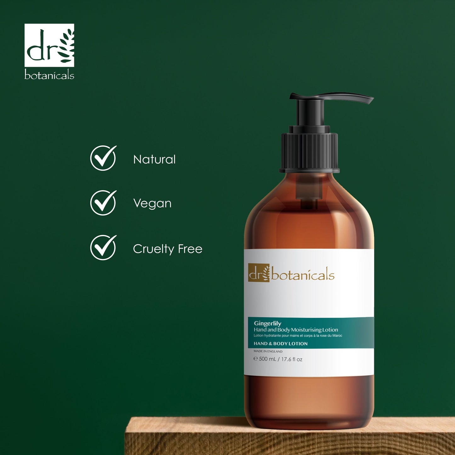 Gingerlily Hand & Body Moisturising Lotion 500ml