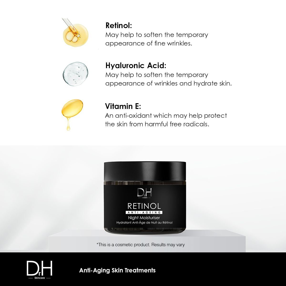 Retinol Anti-Ageing Night Moisturiser 60ml