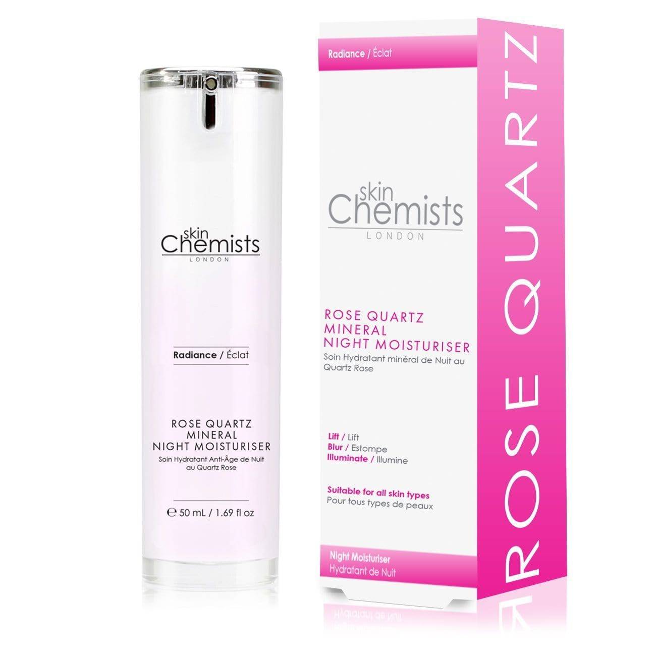 Rose Quartz Mineral Night Moisturiser 50ml Twin Value Savings Pack