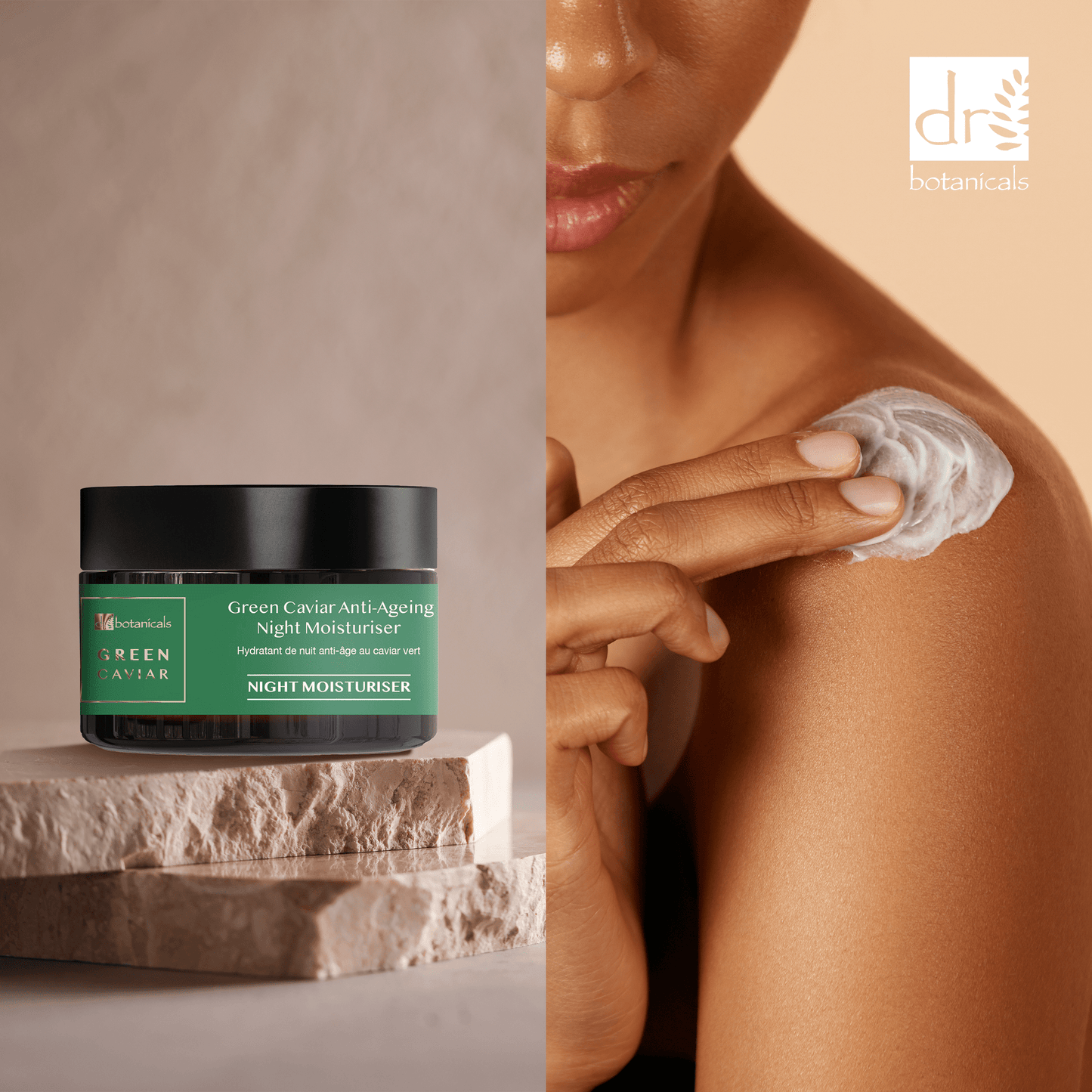 DB266 Dr Botanicals Green Caviar & Argan Oil Anti-Oxidant Anti-Ageing Night Cream 50ml