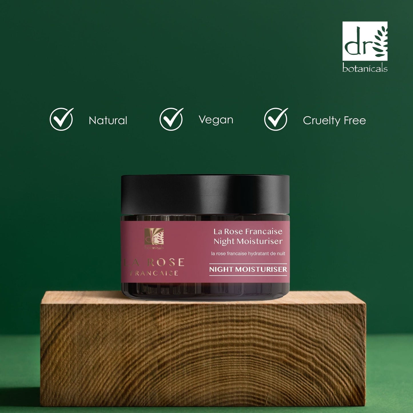 DB317 Dr Botanicals La Rose Française Night Moisturiser 50ml