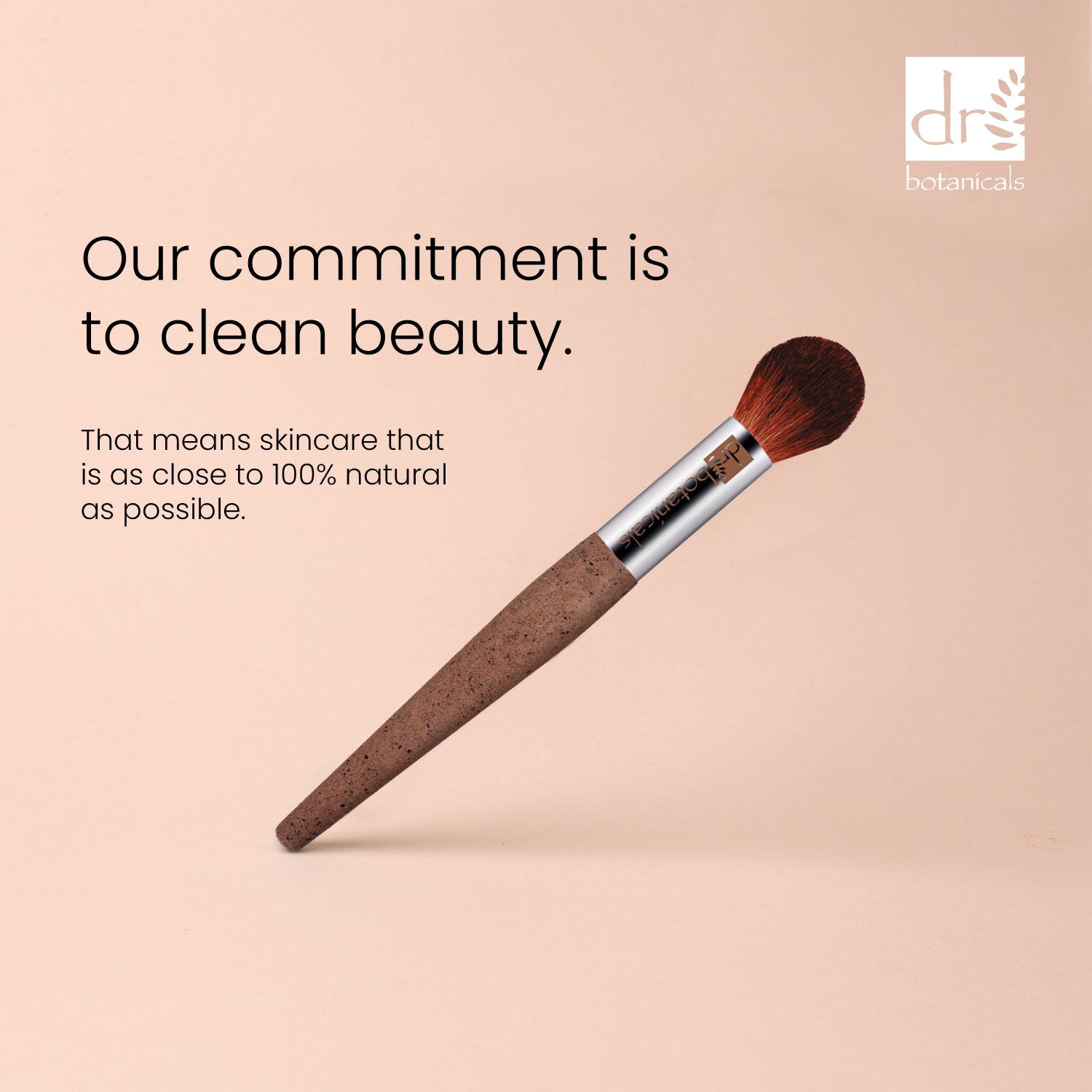 DB395 Dr Botanicals Coffee Ground Illuminating Brush